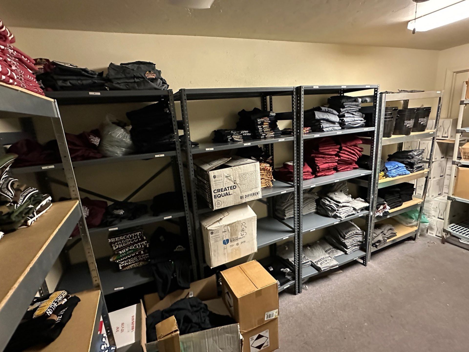 Lot of Contents of Merchandise Room - Including Shelving, Glassware, - Subj to Bulk | Rig Fee $125 - Image 2 of 8