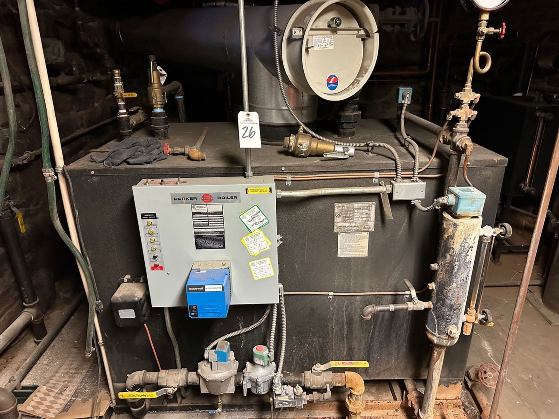 Parker 25 HP Natural Gas Steam Boiler, Model 103-25 - Subj to Bulk | Rig Fee $1500