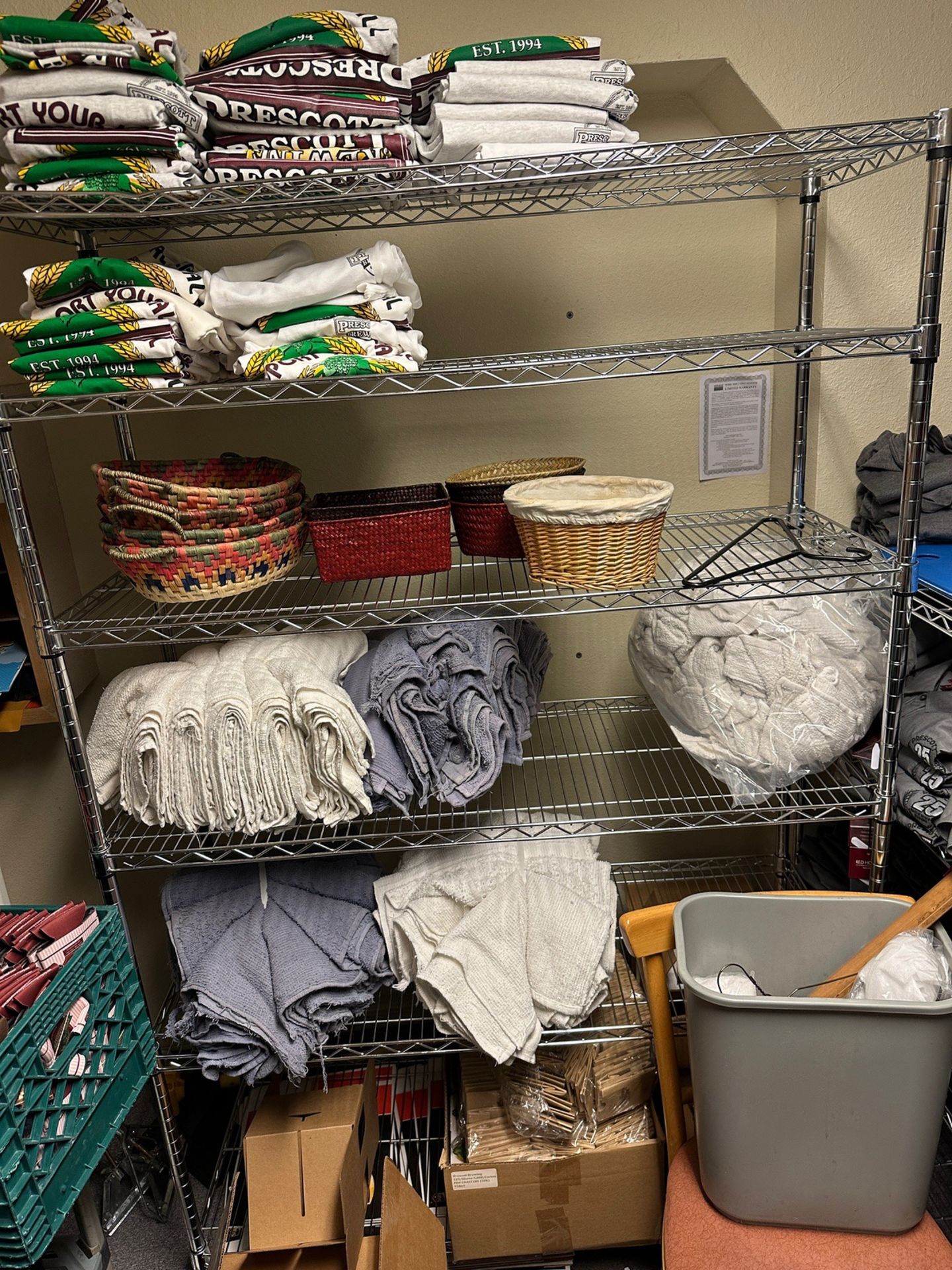 Lot of Contents of Merchandise Room - Including Shelving, Glassware, - Subj to Bulk | Rig Fee $125 - Image 6 of 8