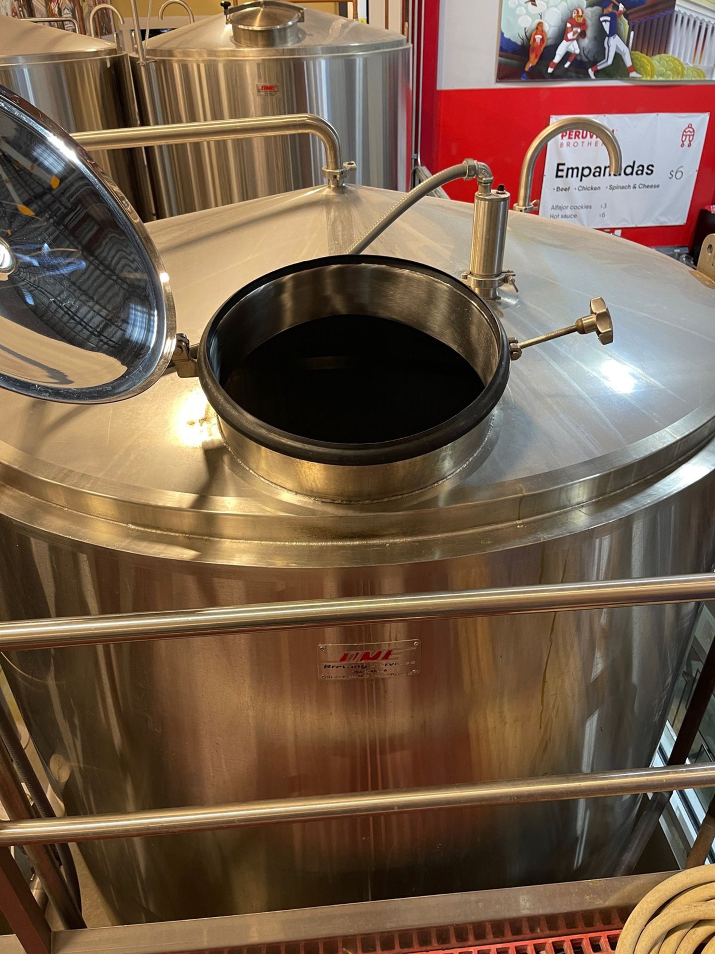 DME 30 BBL 4 Vessel Brewhouse with Jacketed Mash Mixer, Lauter Tun, Jacketed Steam | Rig Fee $12000 - Image 12 of 32