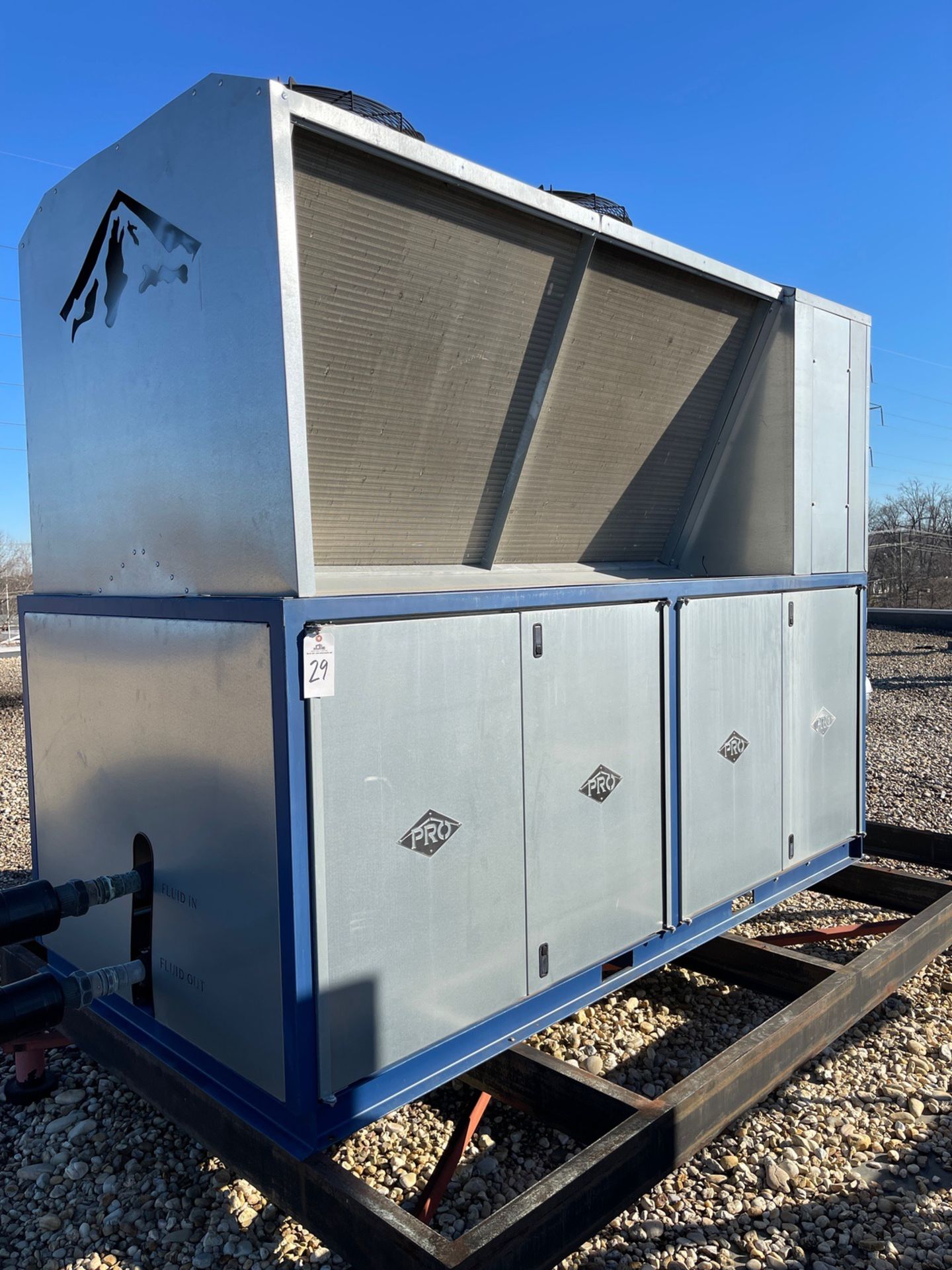 2019 Pro Refrigeration Model PR-GTP-550-VD Glycol Chiller System, 460V, S/N: 2037 | Rig Fee $3500