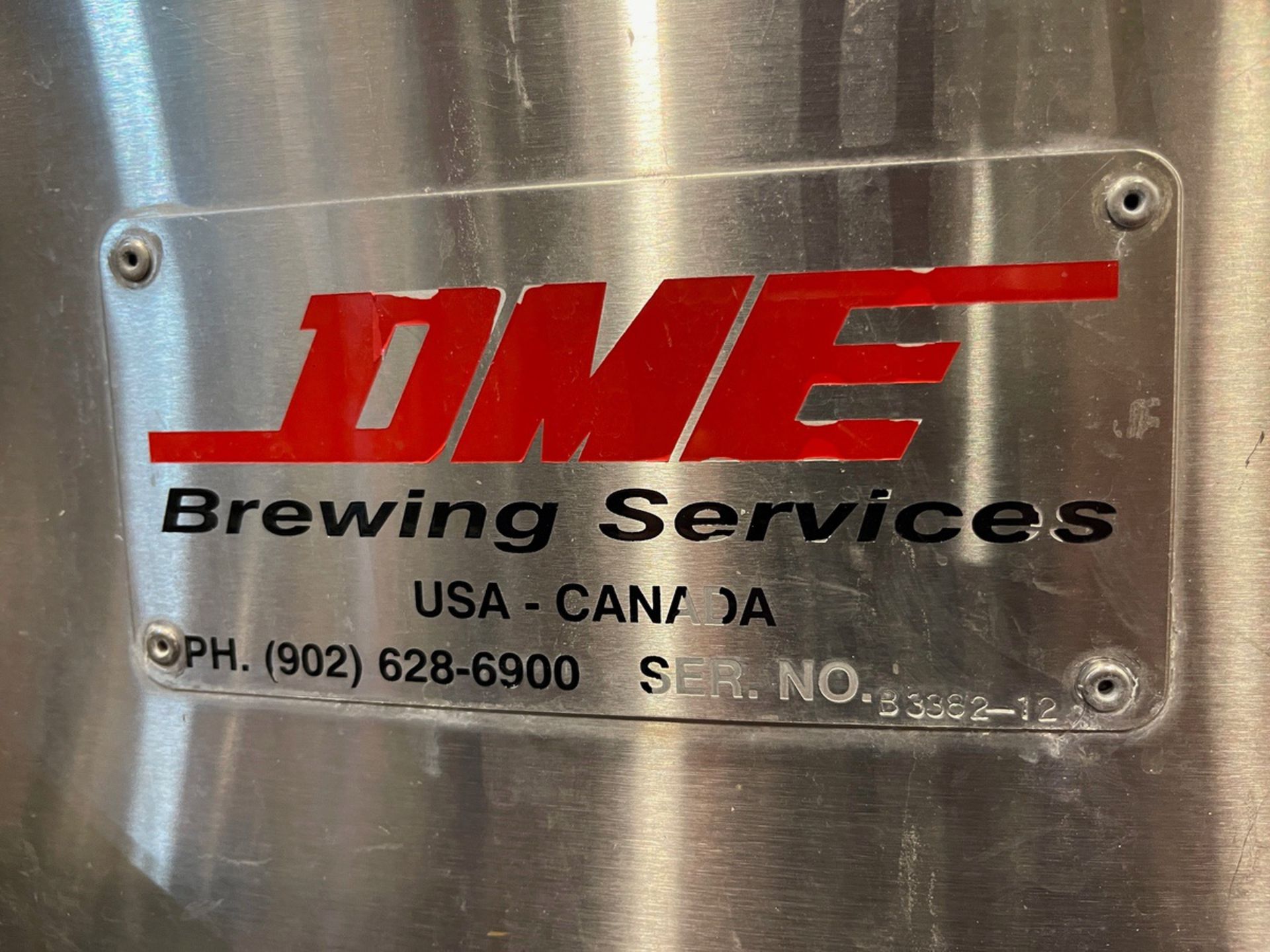 DME 30 BBL 4 Vessel Brewhouse with Jacketed Mash Mixer, Lauter Tun, Jacketed Steam | Rig Fee $12000 - Image 5 of 32