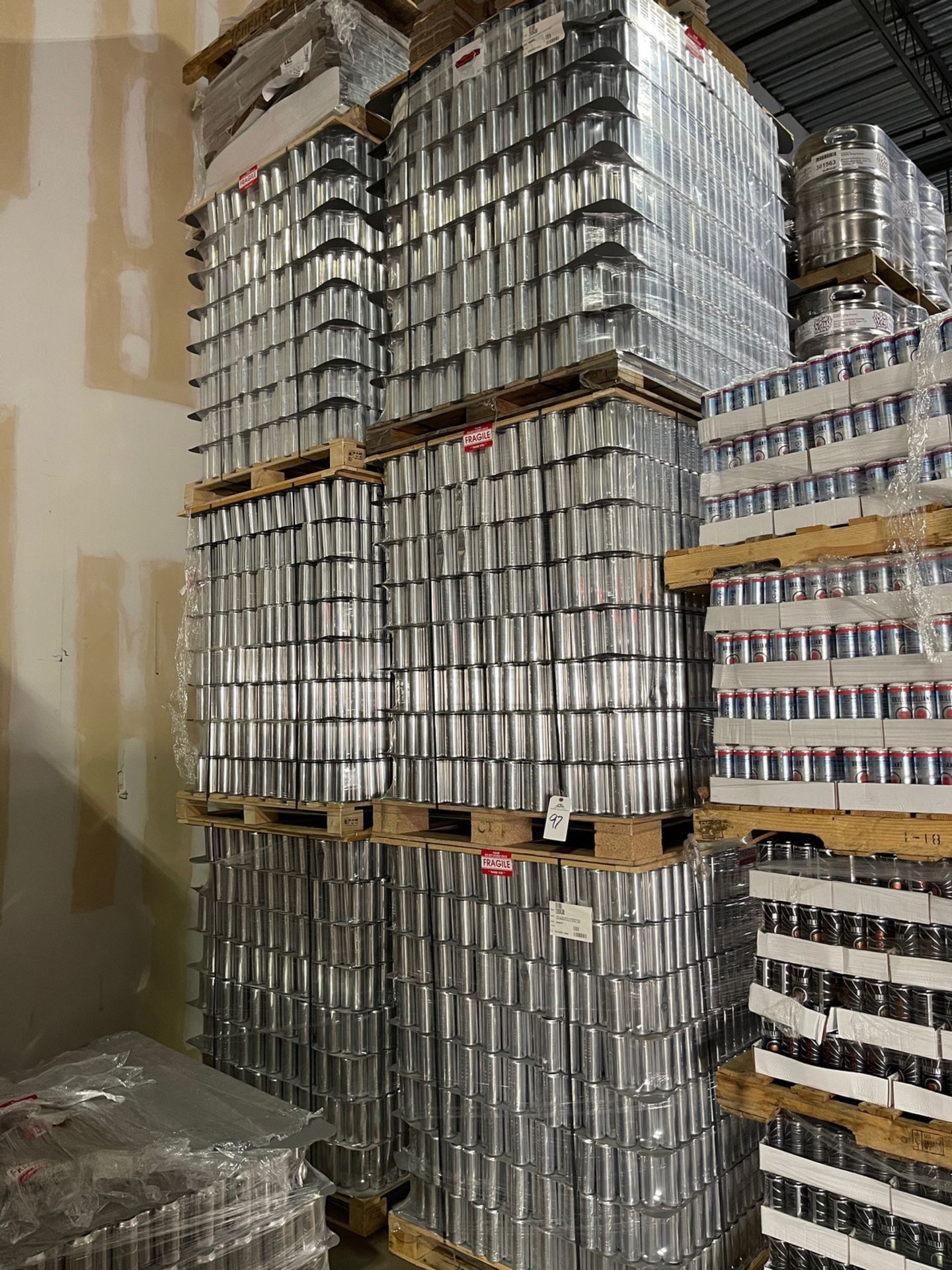 Lot of (6) Pallets 12oz Slim Cans - 4048/Pallet | Rig Fee $125