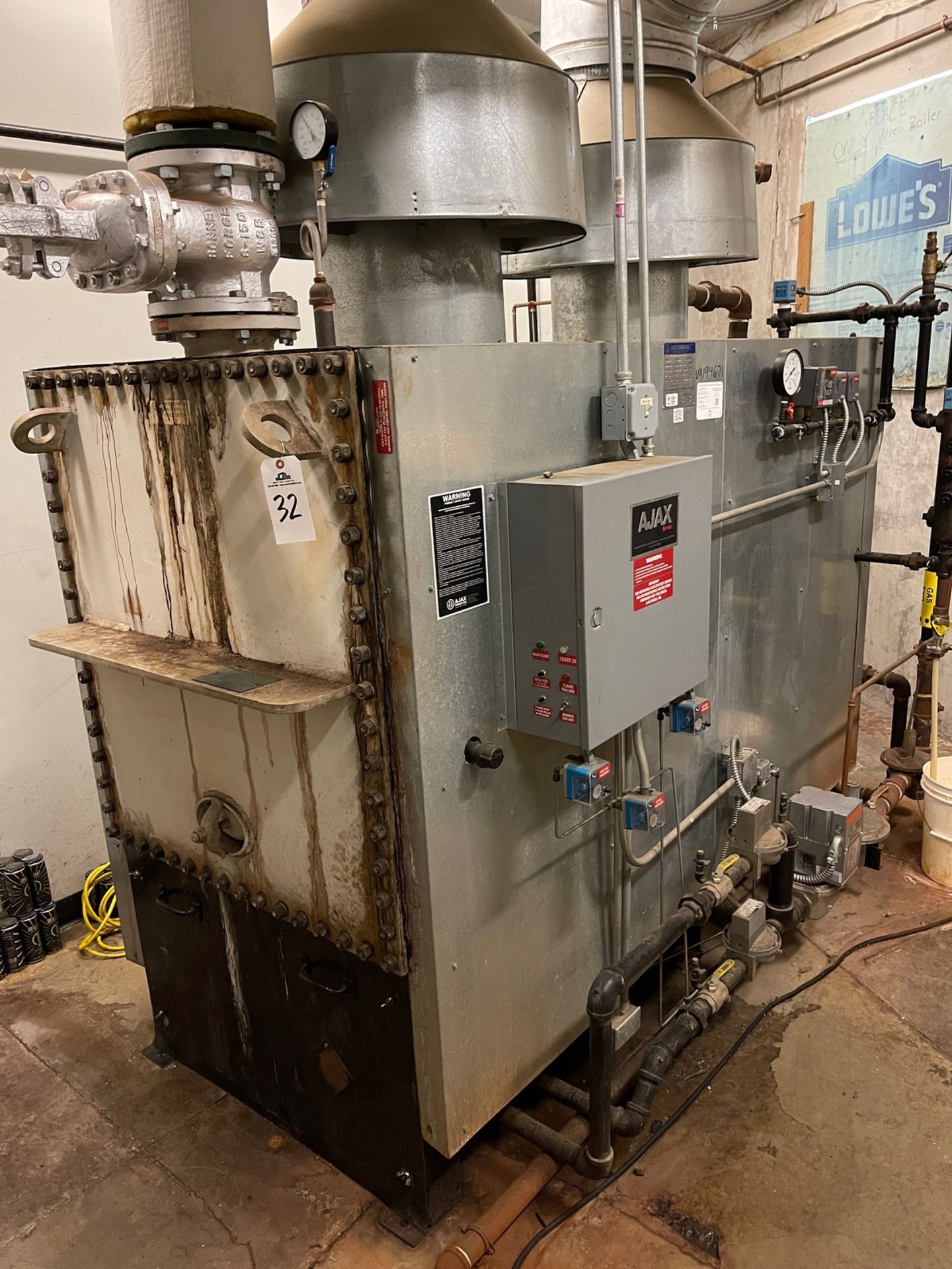 Ajax Natural Gas Boiler, Model HRNG-70, S/N 71930 | Rig Fee $1500