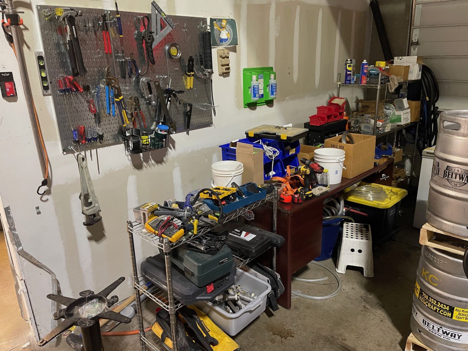 Lot of Tools and Contents within Maintenance Area | Rig Fee $300