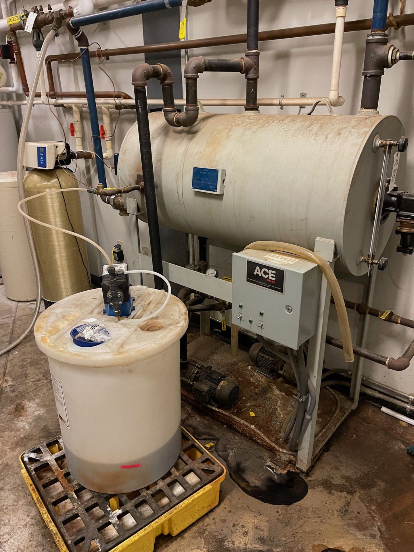 Ajax Ace Series 90 Gallon Boiler Feedwater & Makeup System, Model ADF 070 090U 125, S | Rig Fee $500