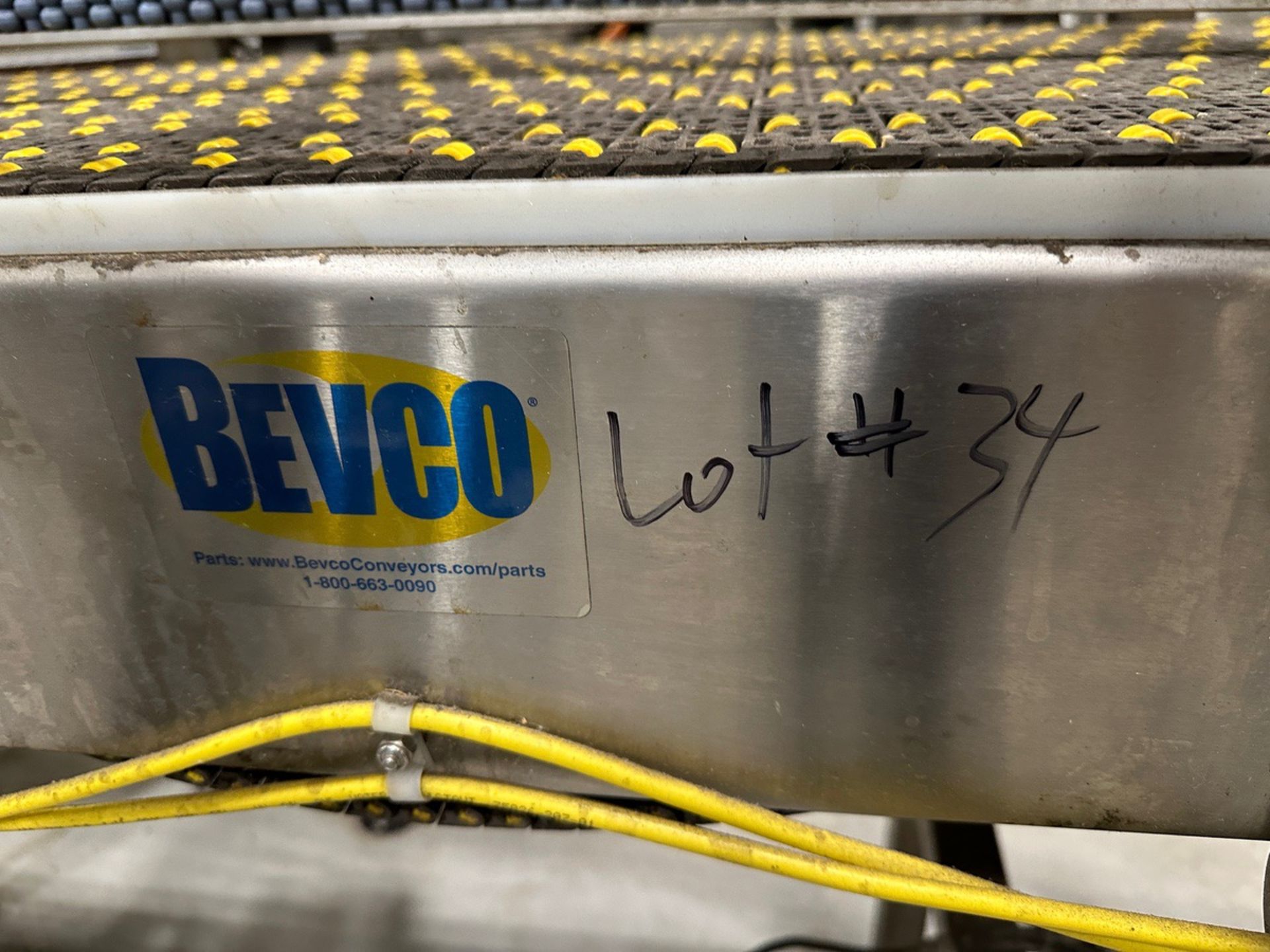 Bevco Conveyor - Approx. 18" x 76" with Middle Divider | Rig Fee $350