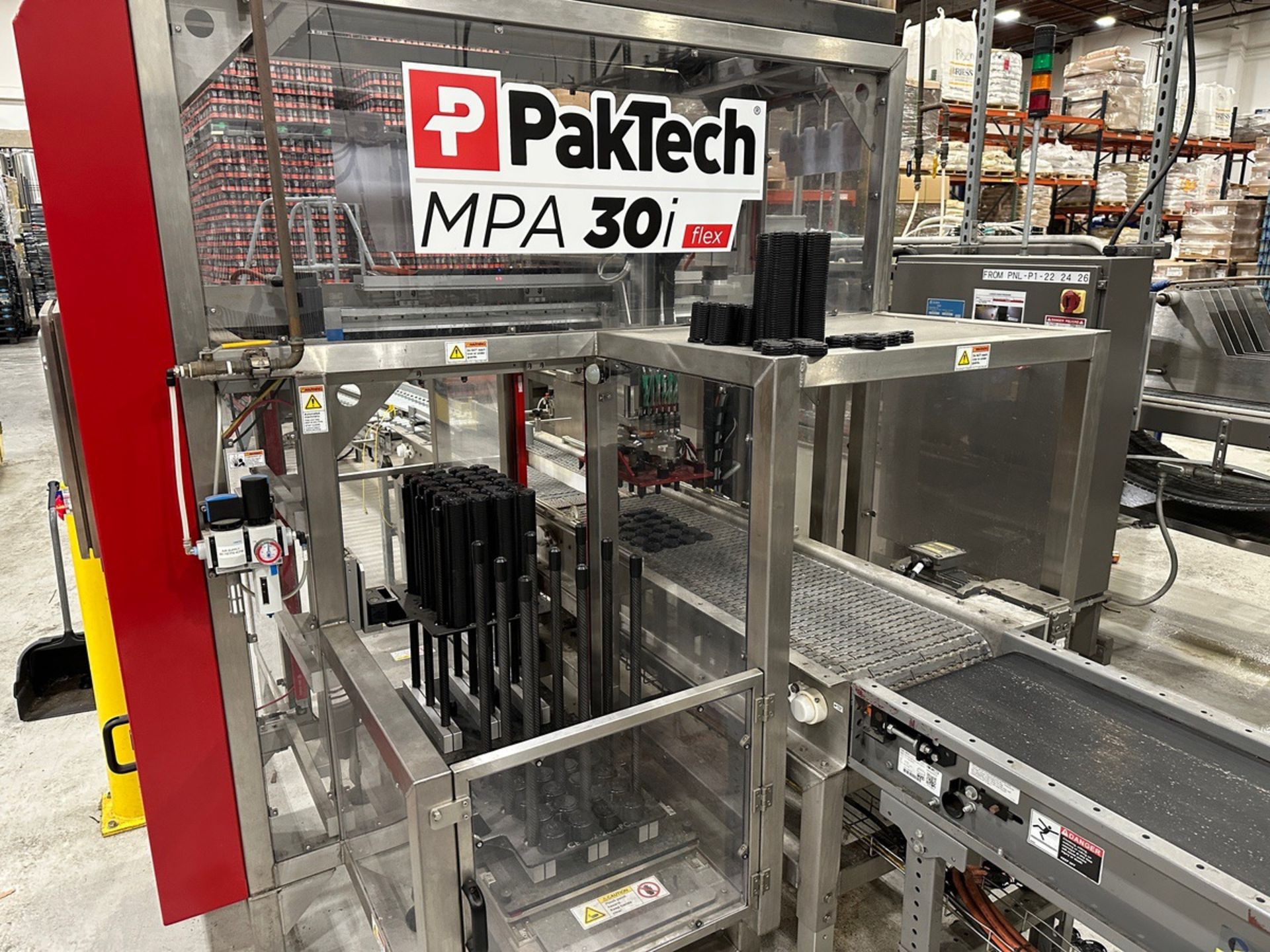 2021 PakTech MPA 30i flex Can Ring Applicator Machine, S/N MPA301-03-08 | Rig Fee $1900 - Image 6 of 11