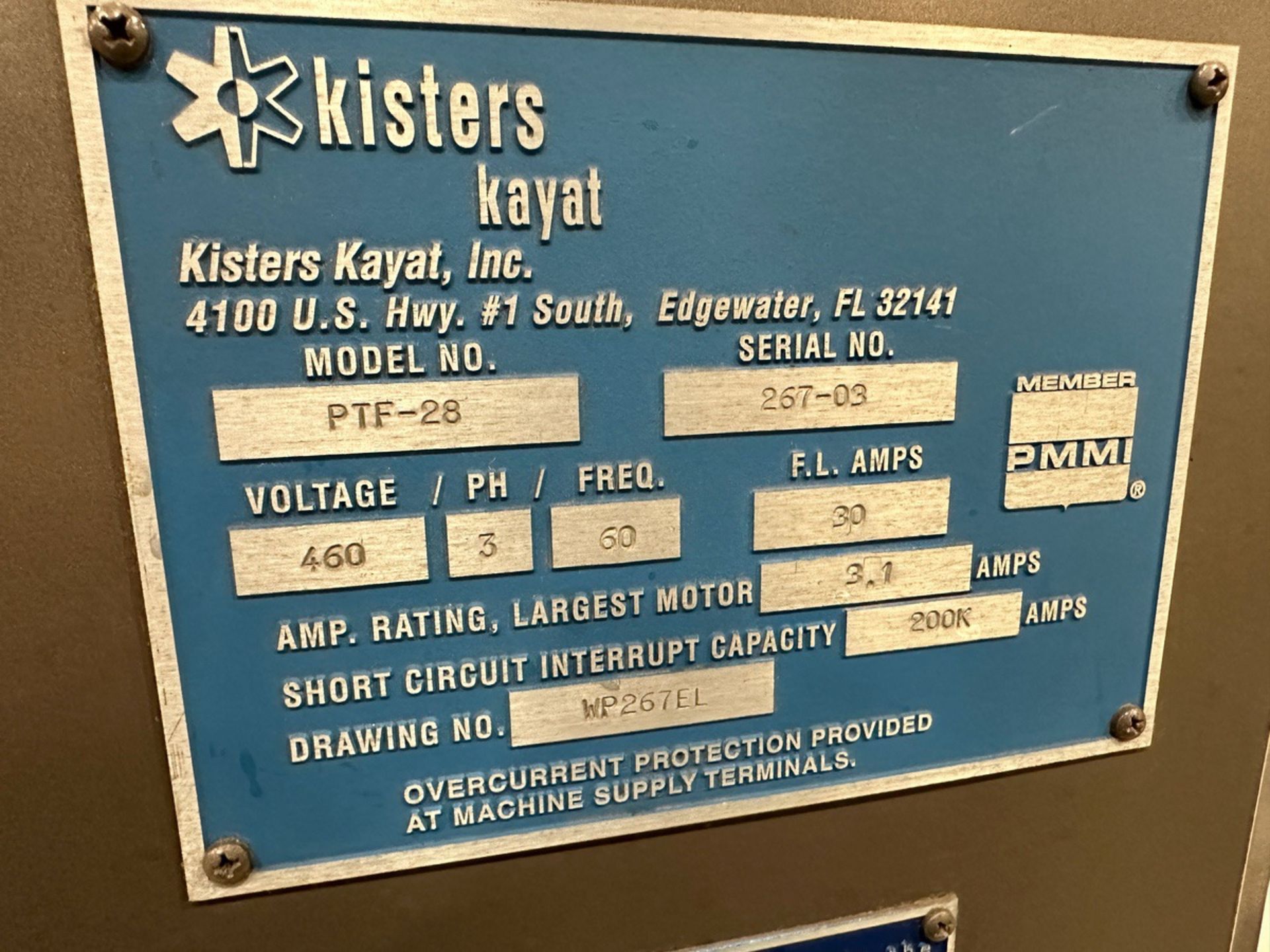 Kisters Kayat Wraparound Tray Packer with Nordson Blue Hot Glue Sealer, Model PTF-28 | Rig Fee $3500 - Image 9 of 11