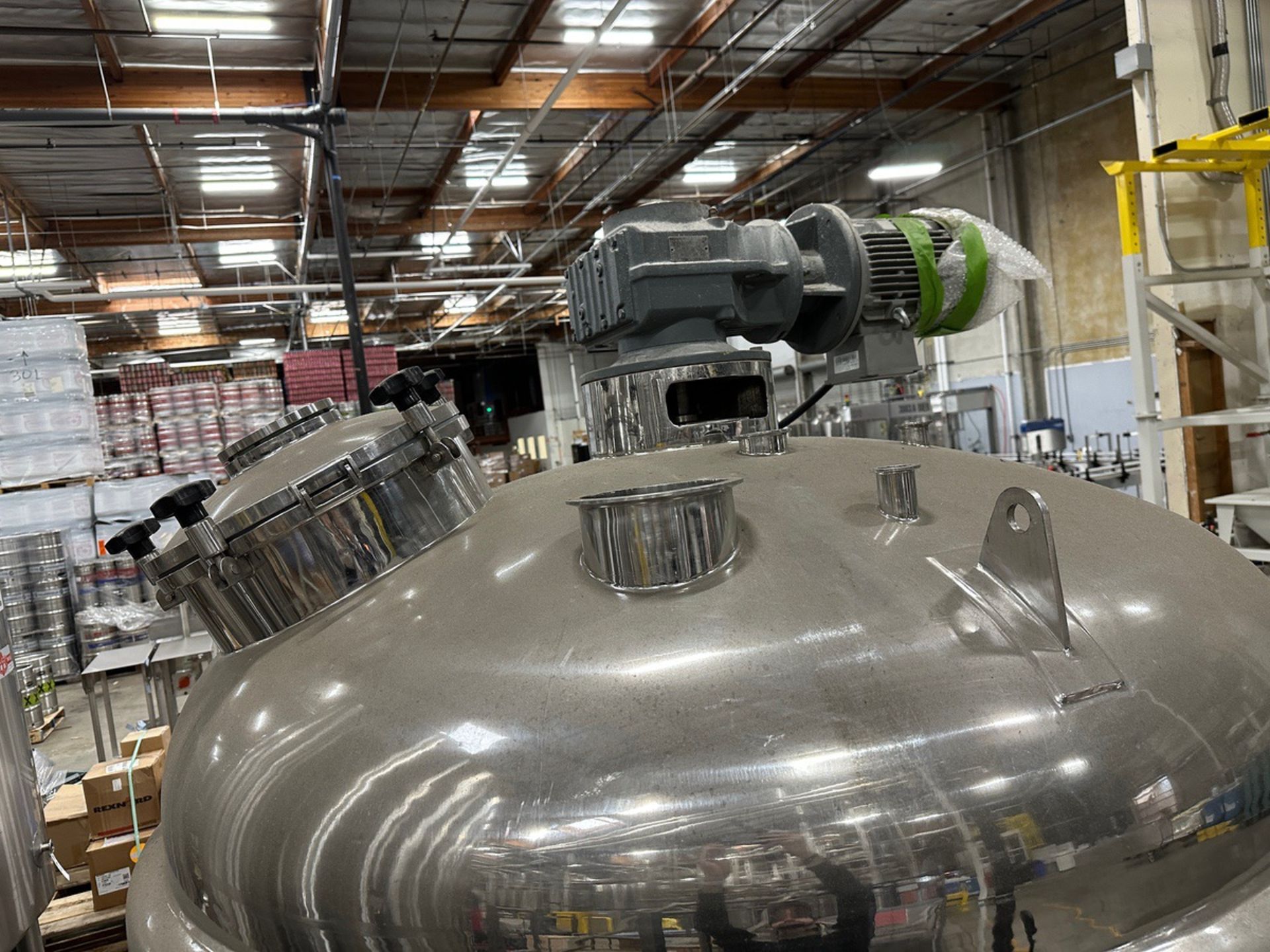 Stainless Steel Mash Mixer / Lauter Tun - Est. 7 BBLS (5'6" x 9') | Rig Fee $750 - Image 2 of 5