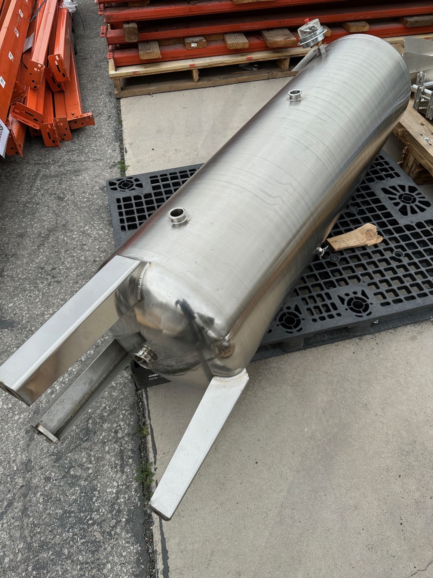 Stainless Steel Storage Cylinder, Approx 20" Diameter and 7'6" O.H. | Rig Fee $150 - Image 2 of 2