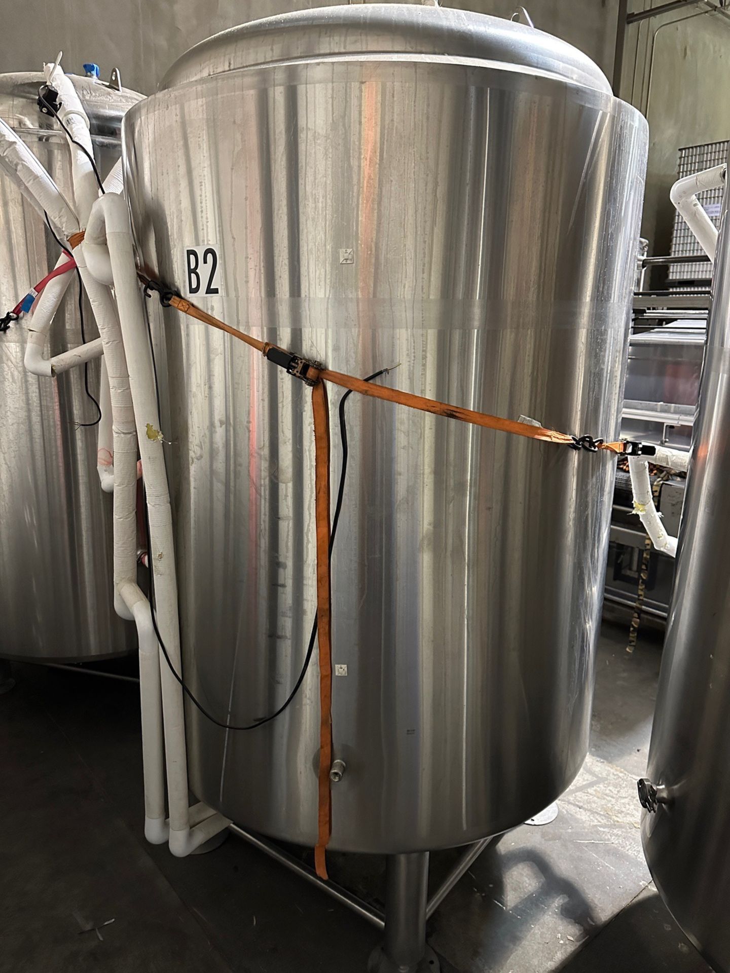 Pacific Brewing Systems 15BBL Stainless Steel Brite Tank, Glycol Jacketed, Dish Bot | Rig Fee $900 - Image 3 of 4