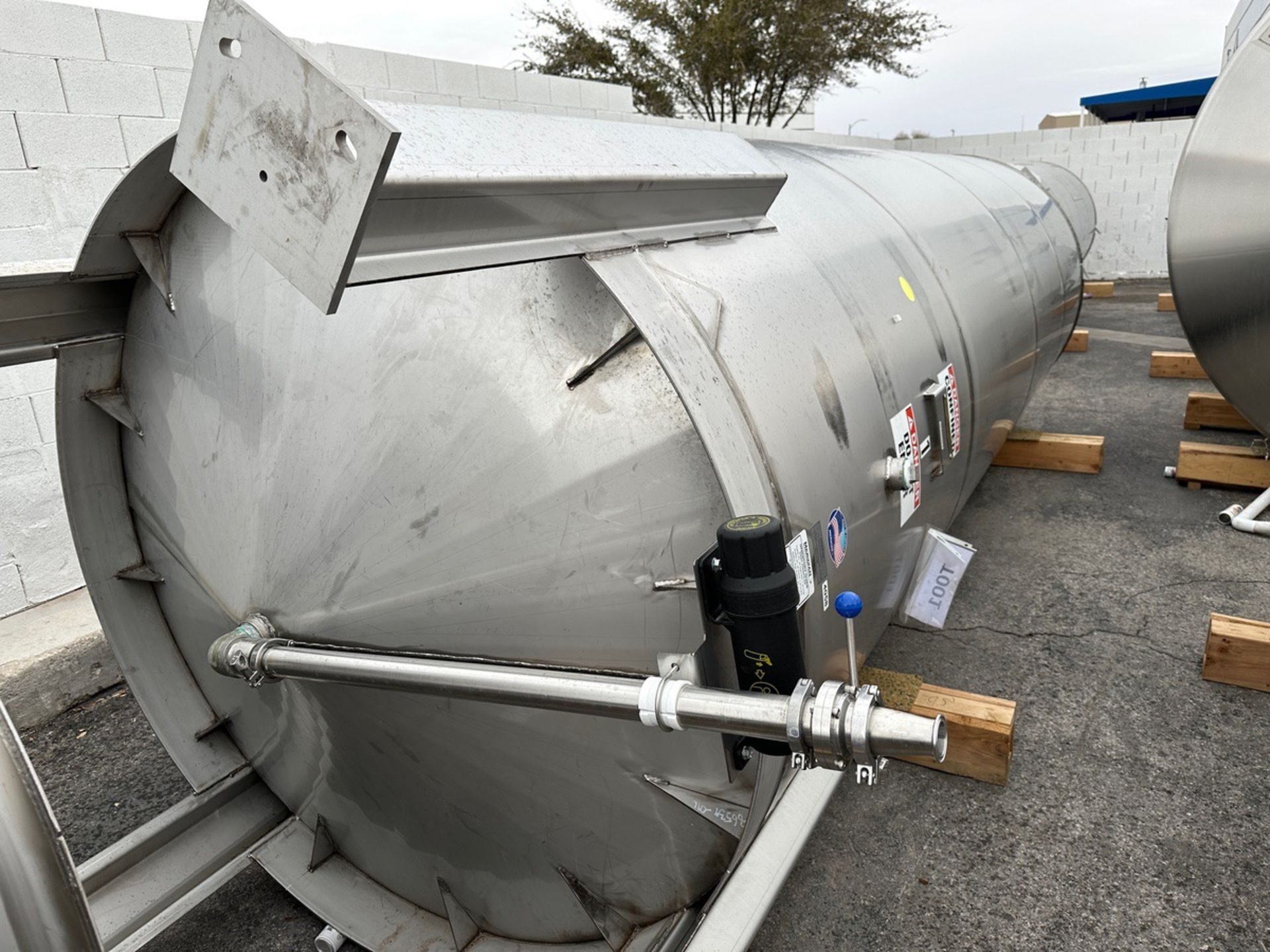 Meridian Stainless Steel Flammable Material Storage Tank, S/N 6763918, WPC Asset 405 | Rig Fee $1200 - Image 5 of 5