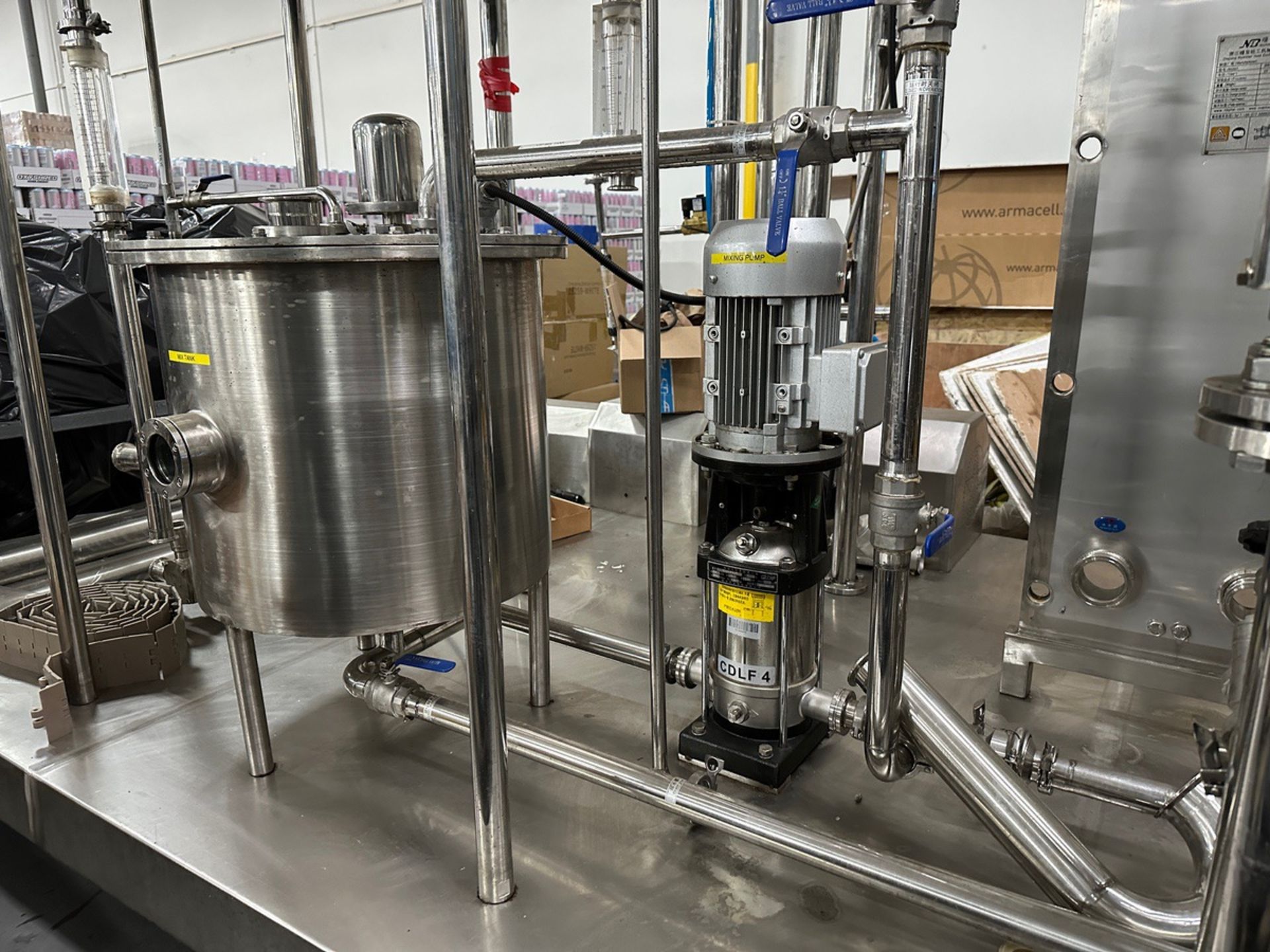 Saiwei Brew Bev QHS-5000 Drink Mixer with Carbonator, S/N SW2021-103, WPC Asset 2124 | Rig Fee $1750 - Image 4 of 10