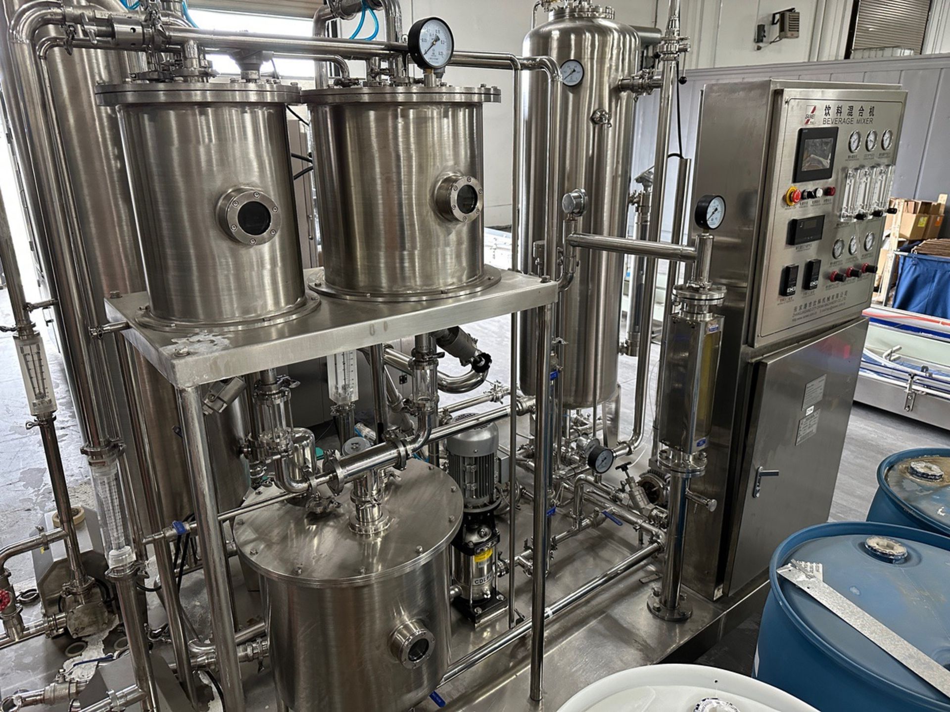 Saiwei Brew Bev QHS-5000 Drink Mixer with Carbonator, S/N SW2021-104, WPC Asset 2154 | Rig Fee $1250 - Image 2 of 7