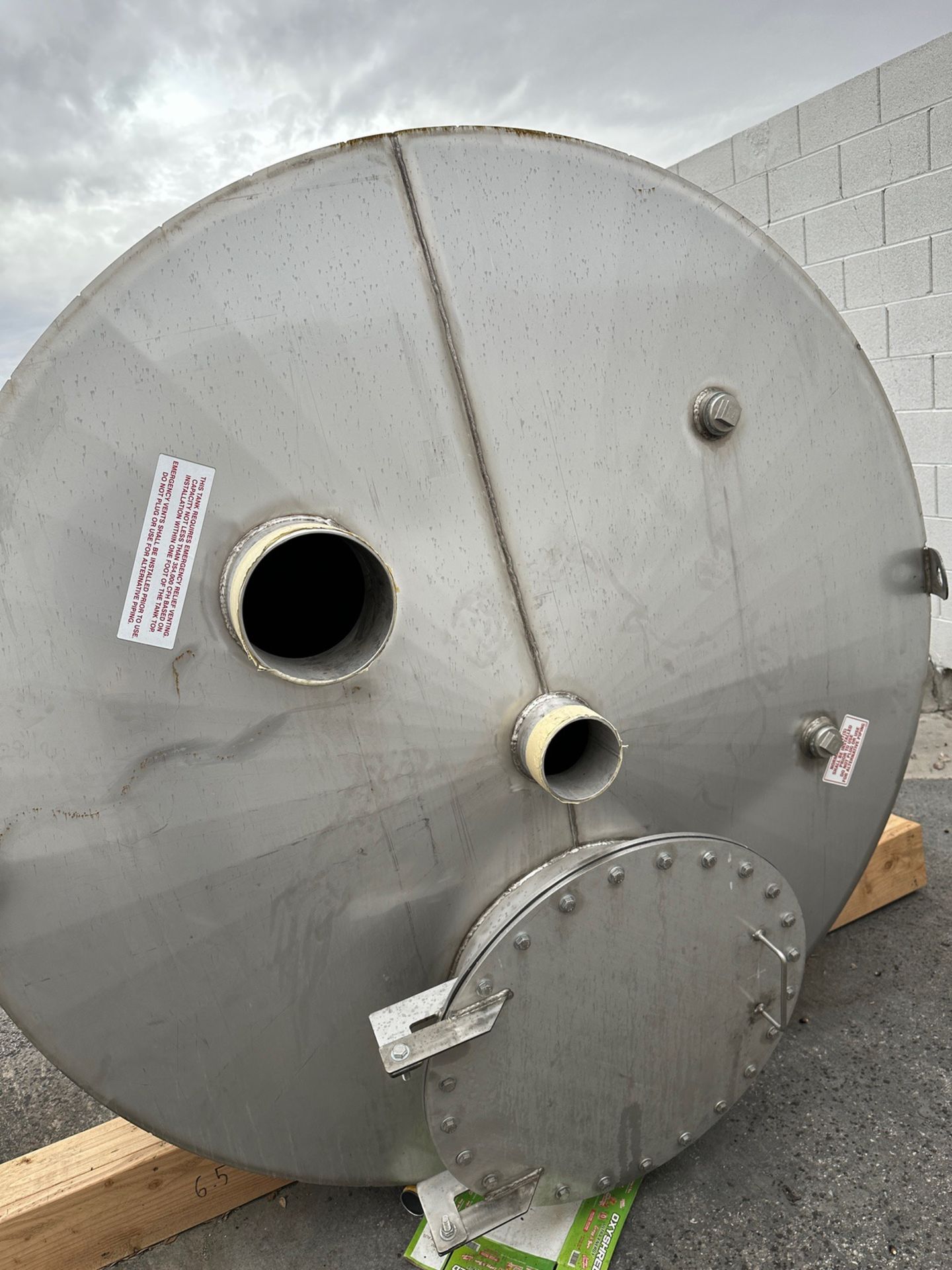 Meridian Stainless Steel Flammable Material Storage Tank, S/N 6763909, WPC Asset 405 | Rig Fee $1200 - Image 2 of 6