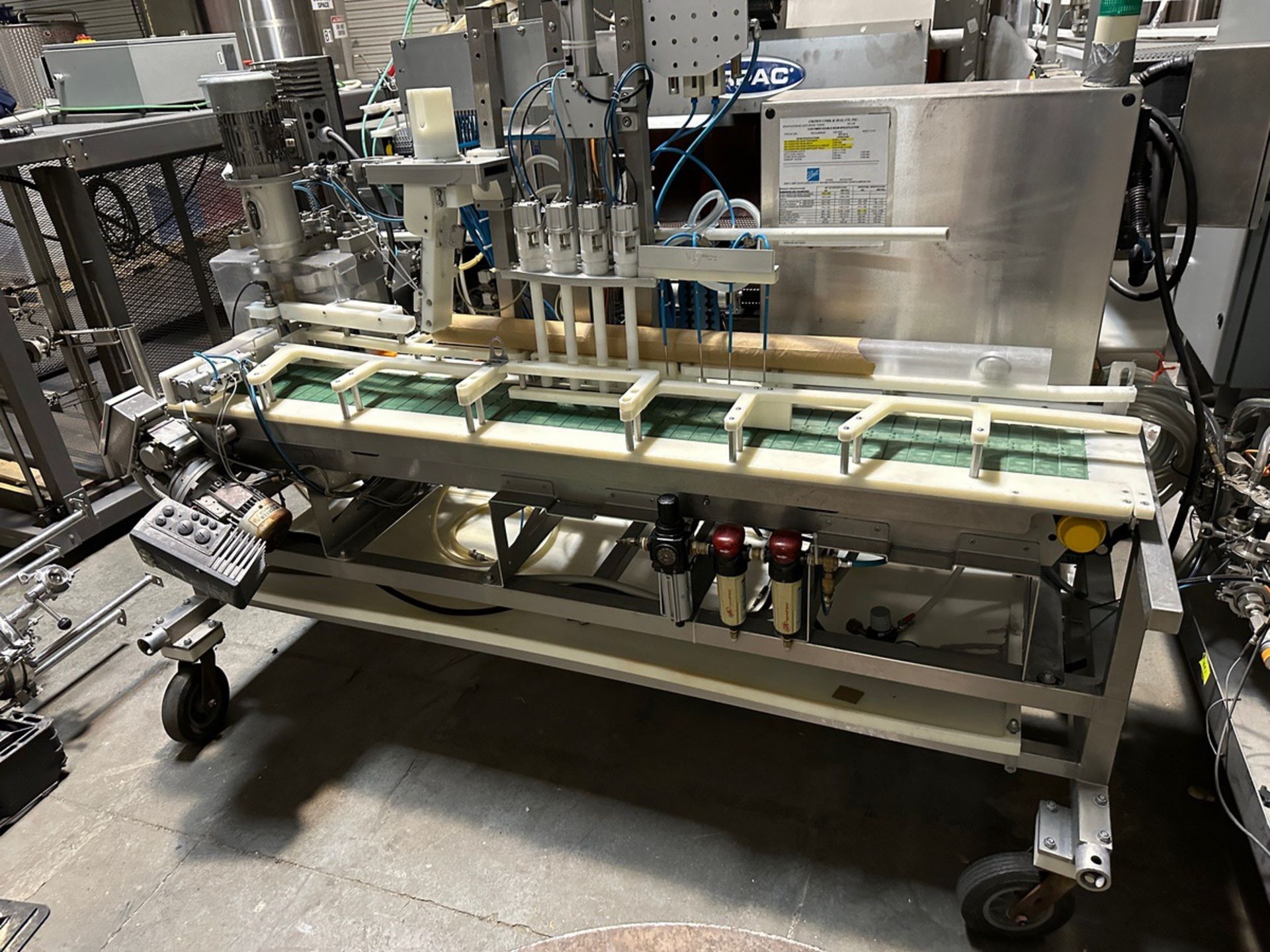 Wild Goose 4-Head Canning Line with 12oz Slim and Regular, 16oz Spiral Cages, Model | Rig Fee $750 - Image 5 of 7