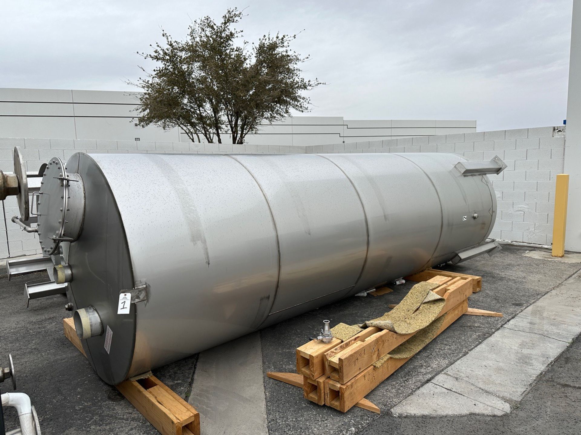 Meridian Stainless Steel Flammable Material Storage Tank, S/N 6763912, WPC Asset 405 | Rig Fee $1200