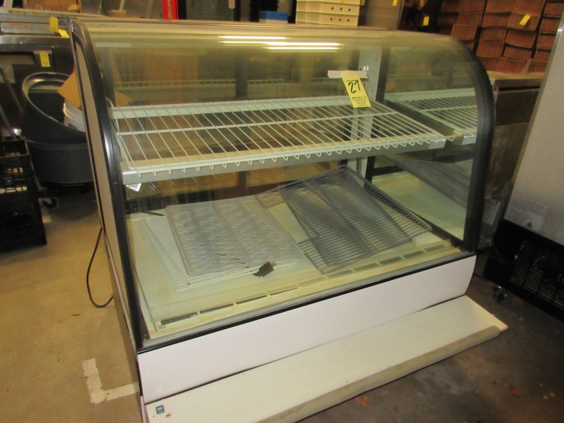 (1) Federal Industries CGR5048, Rounded Glass Front Refrigerated Display Case - Image 2 of 3