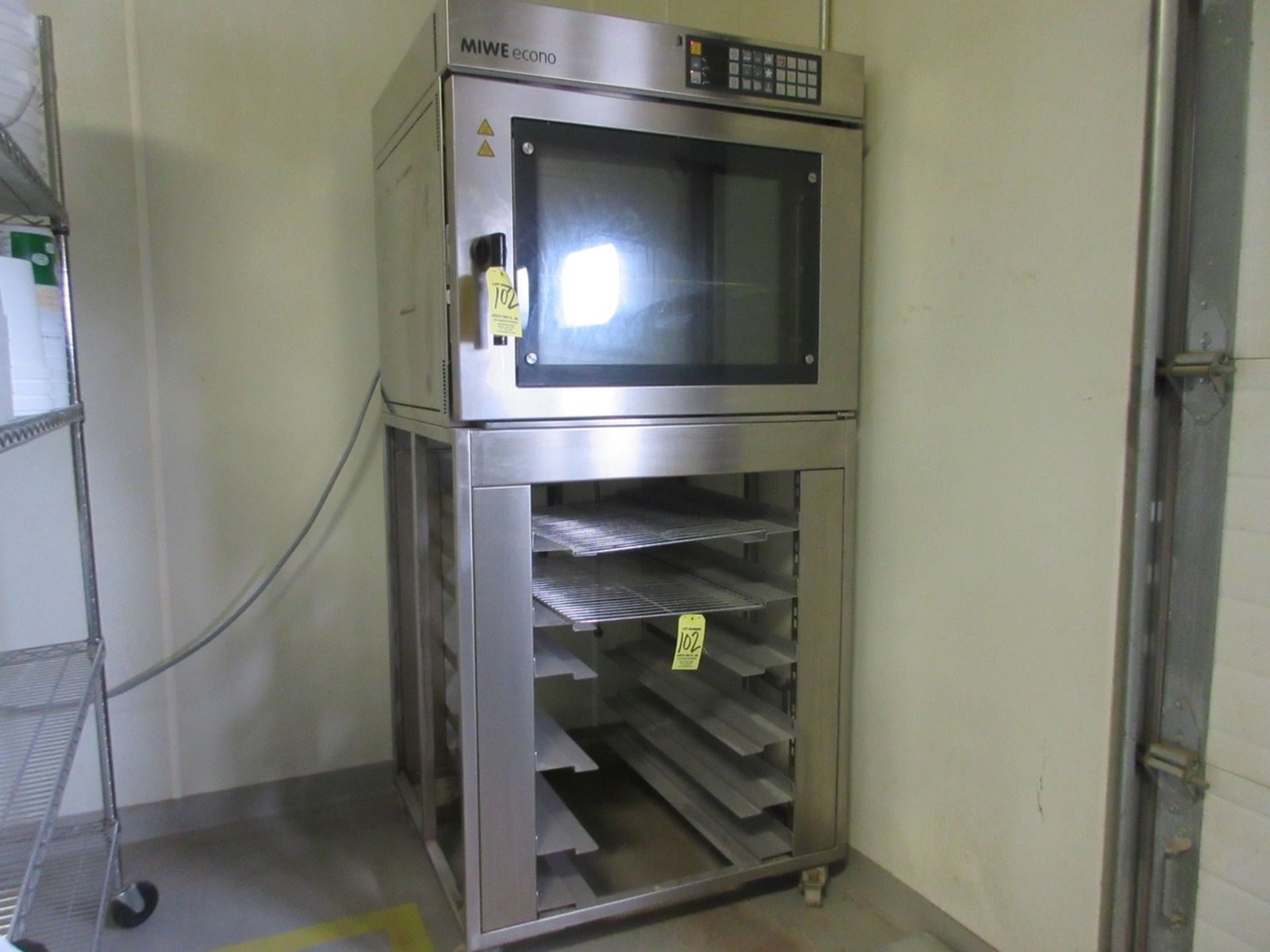 (1) Miwe Econo Double Stack Oven, Type EC10 1826, S/N 9610258, w/ Under Tray Rack - Image 2 of 5