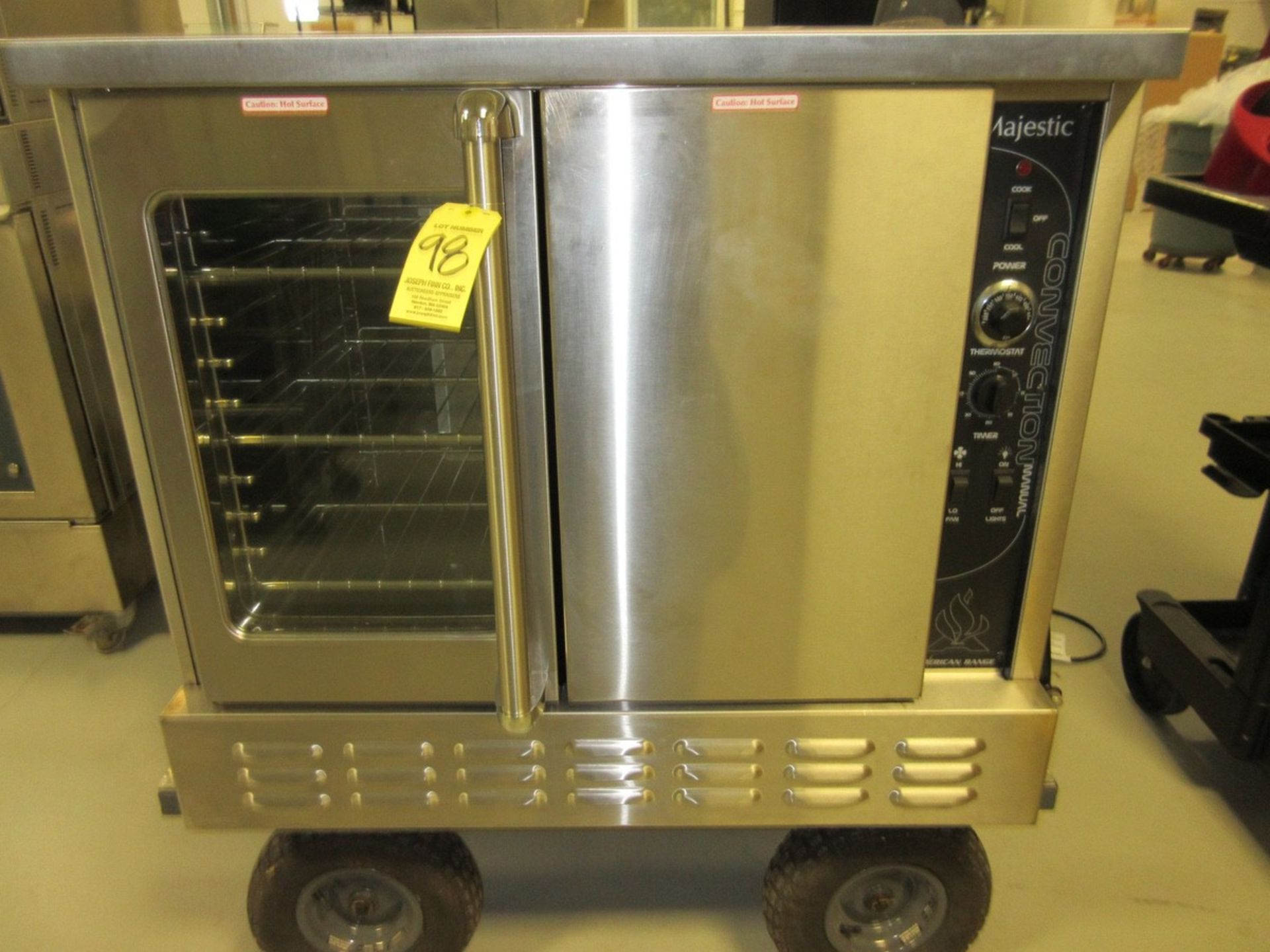 (1) American Range Majestic Mod. MSD-1-GL, Gas Oven w/ 2 Door, S.S.