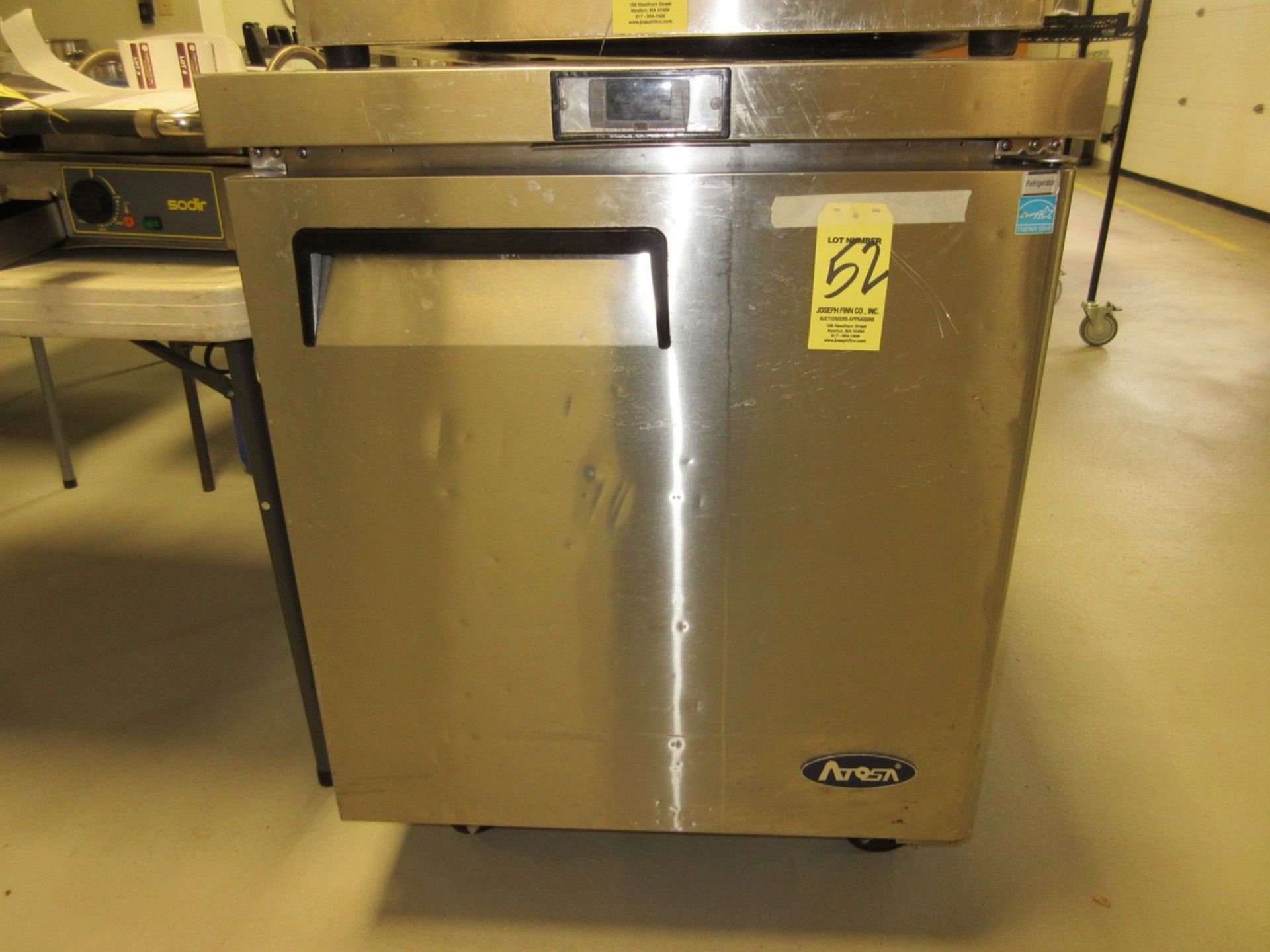 (1) Atosa MFG8401 Under Counter Refrigerator, S.S., Port.