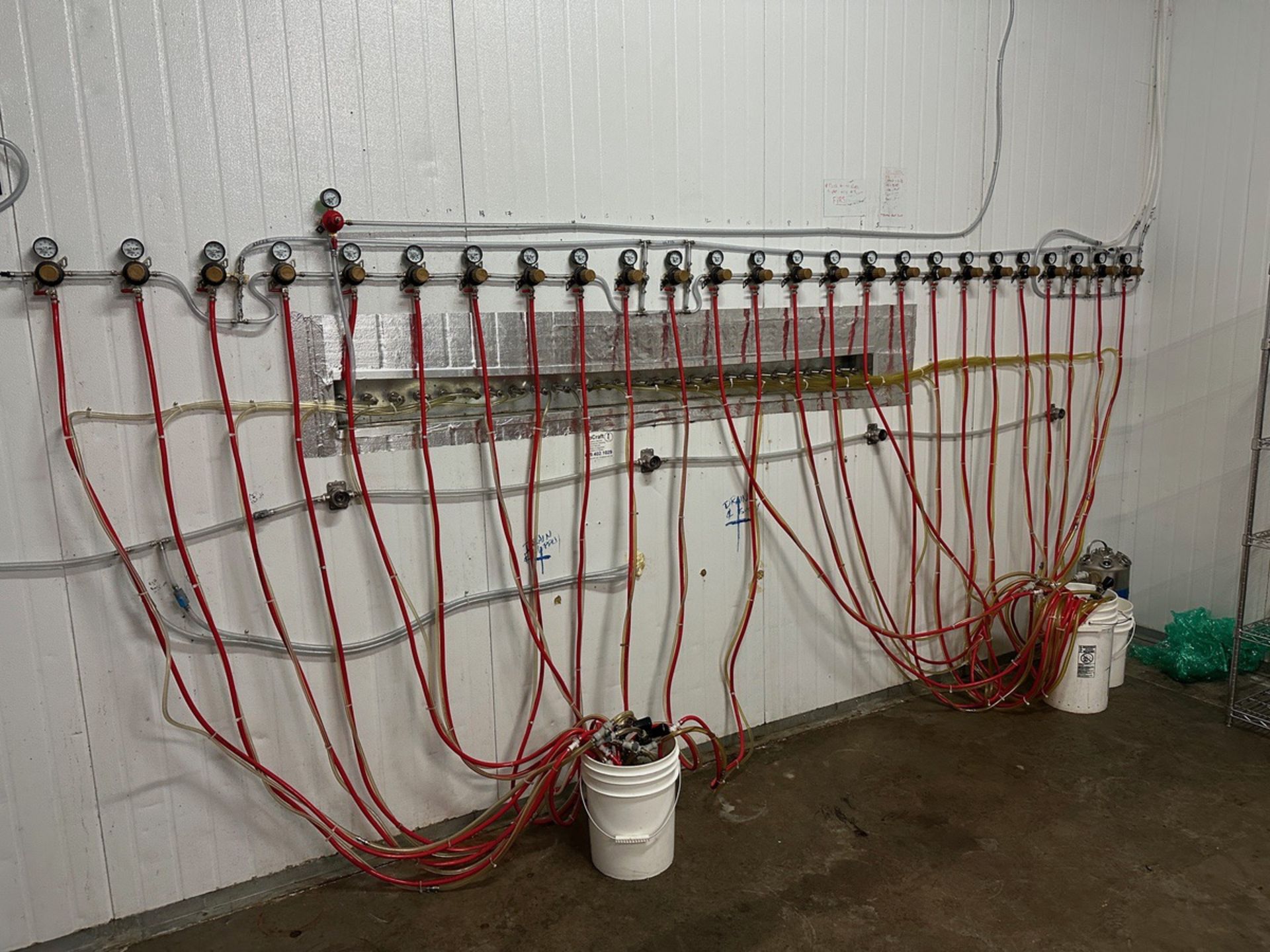 26 Faucet Draft System with 1' x 88" x 32" Stainless Steel Shadow Box, Couplers, Ga | Rig Fee $500 - Image 2 of 6