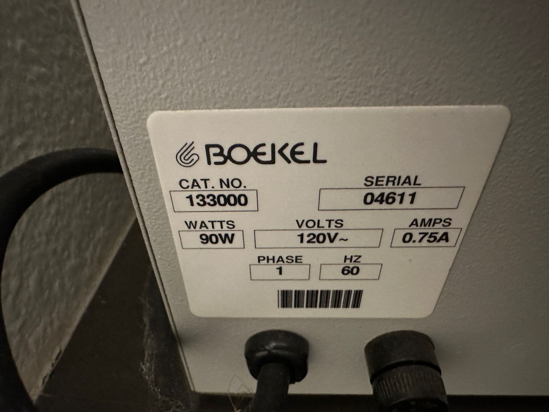 Boekel Incubator, Model 133000, S/N 04611 | Rig Fee $100 - Image 2 of 2