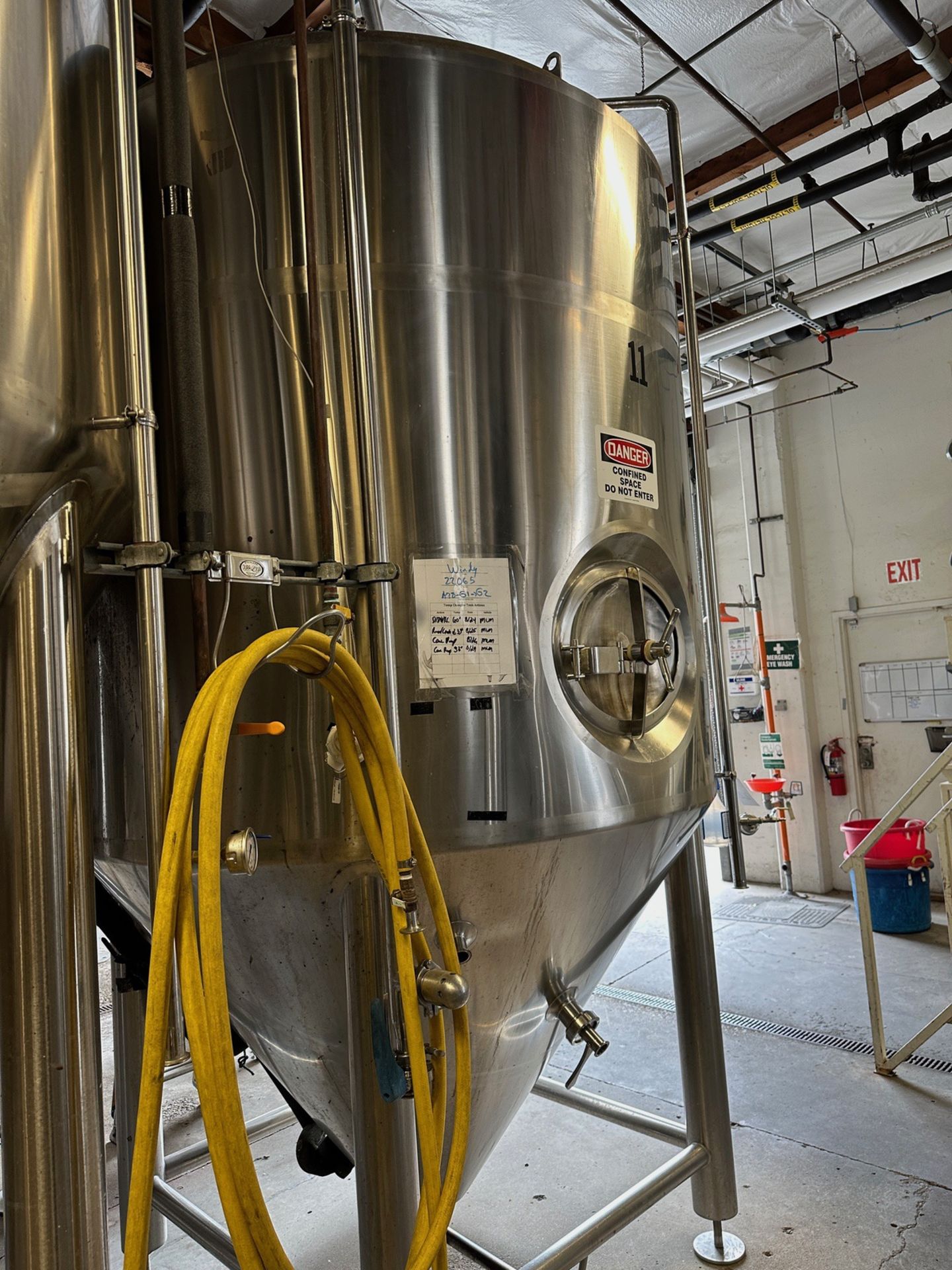 30 BBL Silver State Stainless Steel Fermenter - Cone Bottom, Glycol Jacketed, Mando | Rig Fee $1000 - Image 2 of 2