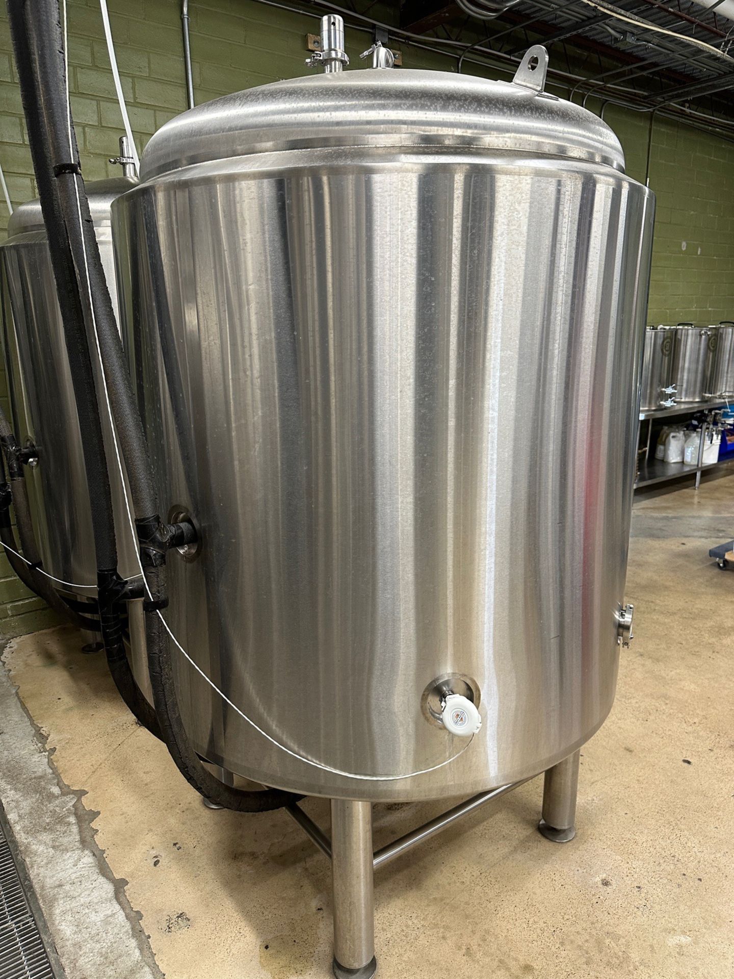 2019 Craft Kettle 15 BBL Stainless Steel Brite Tank - Dish Bottom, Glycol Jacketed, | Rig Fee $1250 - Image 2 of 3