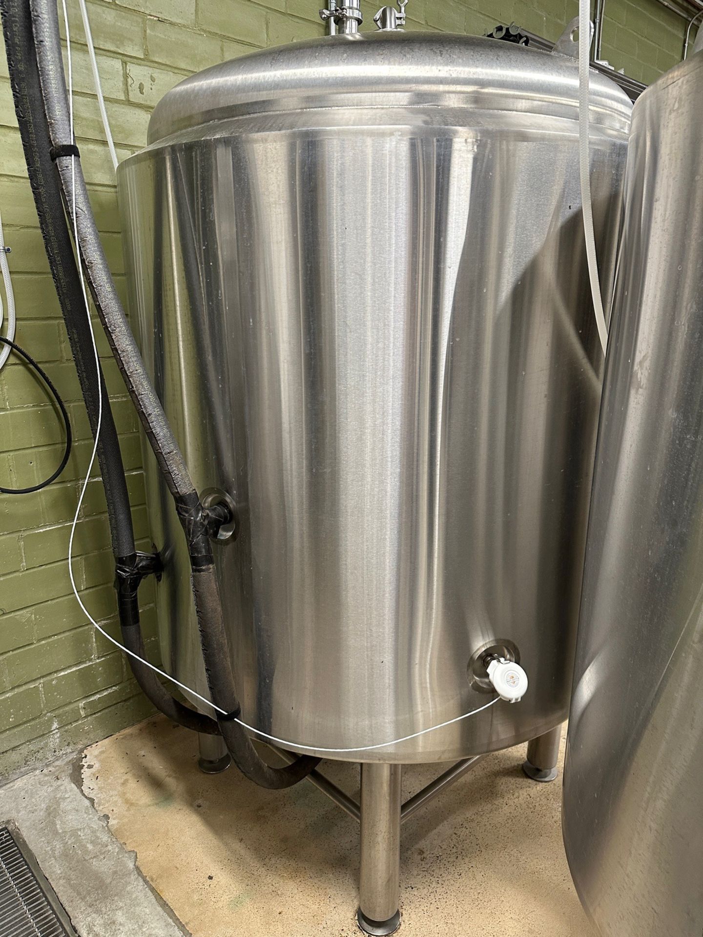 2019 Craft Kettle 15 BBL Stainless Steel Brite Tank - Dish Bottom, Glycol Jacketed, | Rig Fee $1250 - Image 2 of 3