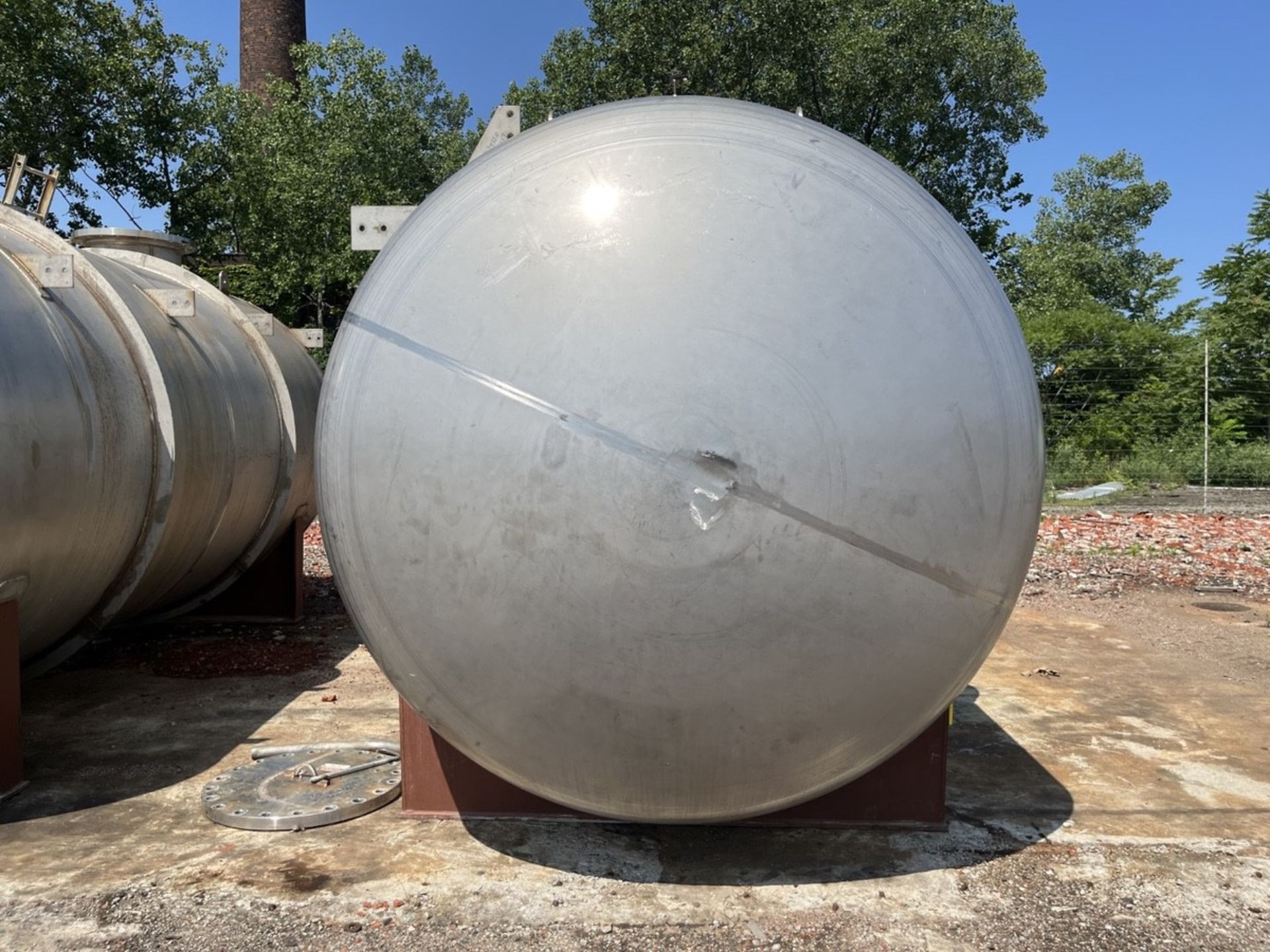 6,500 Gallon Northland Horizontal Receiver Tank, Alloy 2205 Stainless Ste | Rig Fee $1250 - Image 6 of 9