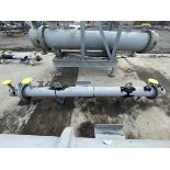 54.5 Sq Ft Atlas Shell and Tube Heat Exchanger, 316 Stainless Steel Tubes | Rig Fee $250
