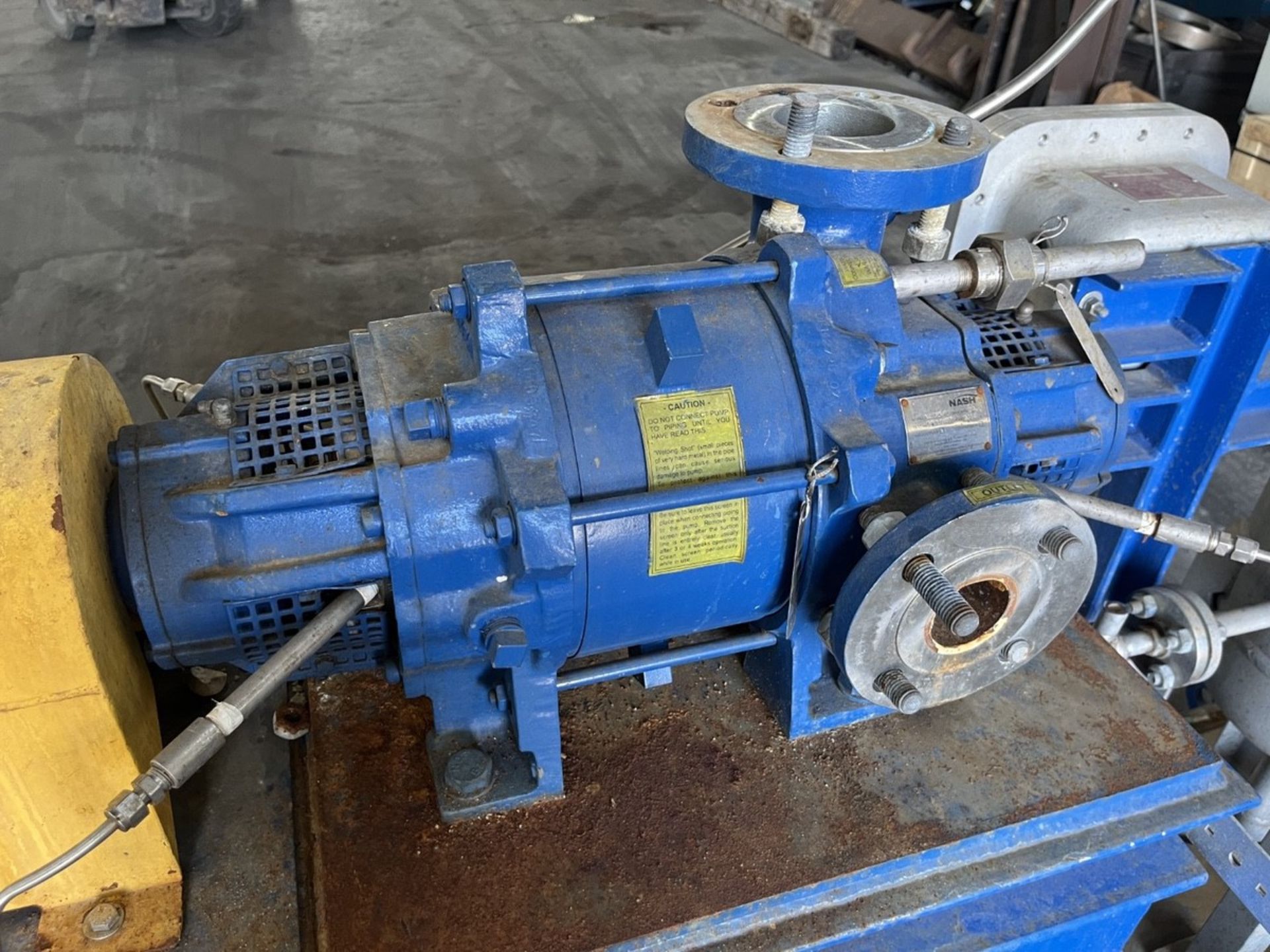 10 Hp Nash Vacuum System, Model Xl35/5, With Receiver and Heat Exchanger | Rig Fee $500 - Image 10 of 15