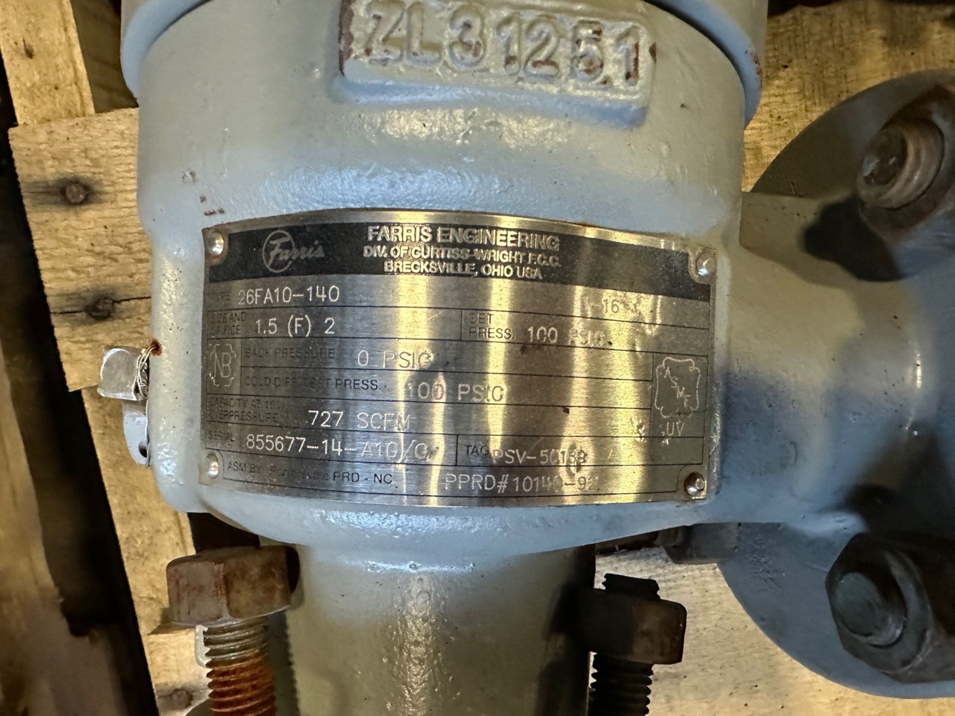 Lot of Pallet of Farris BalanSeal Pressure Relief Valves | Rig Fee $25 - Image 3 of 8