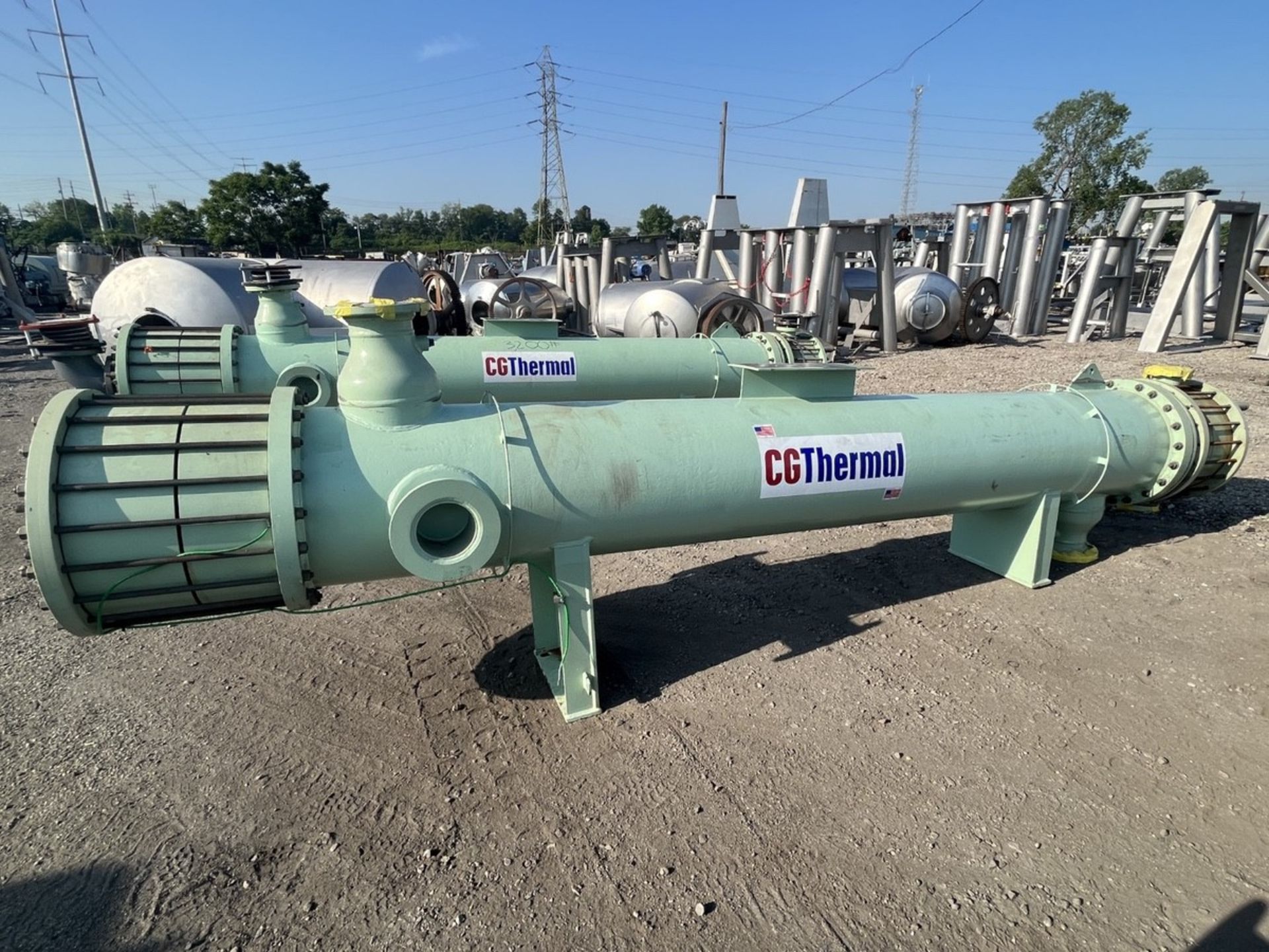 418 Sq Ft Cg Thermal Graphite Block Heat Exchanger, Model S20-144, Rated | Rig Fee $500