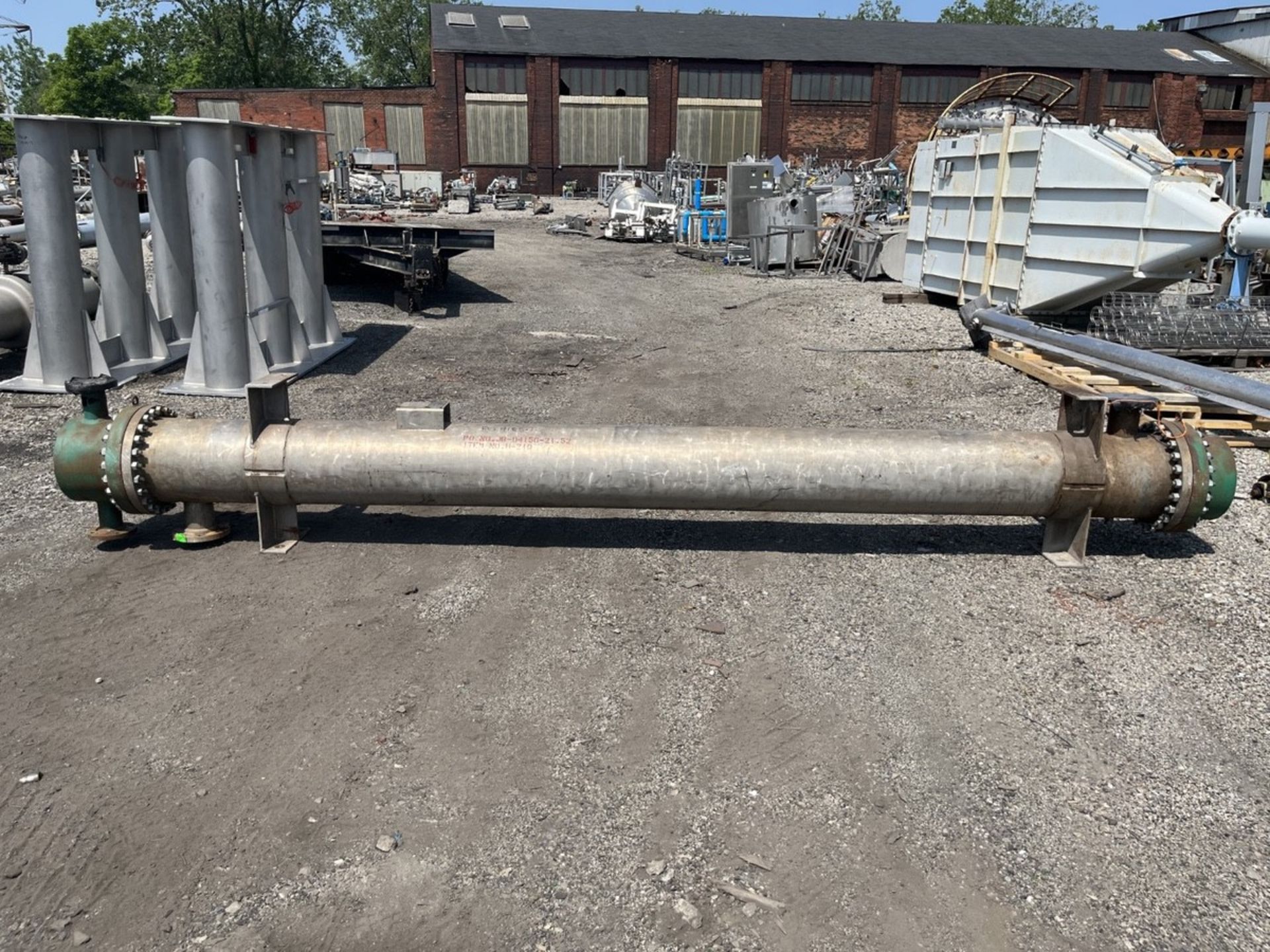 286 Sq Ft Atlas Shell and Tube Heat Exchanger, With (106).75" Diameter X | Rig Fee $500 - Image 4 of 6