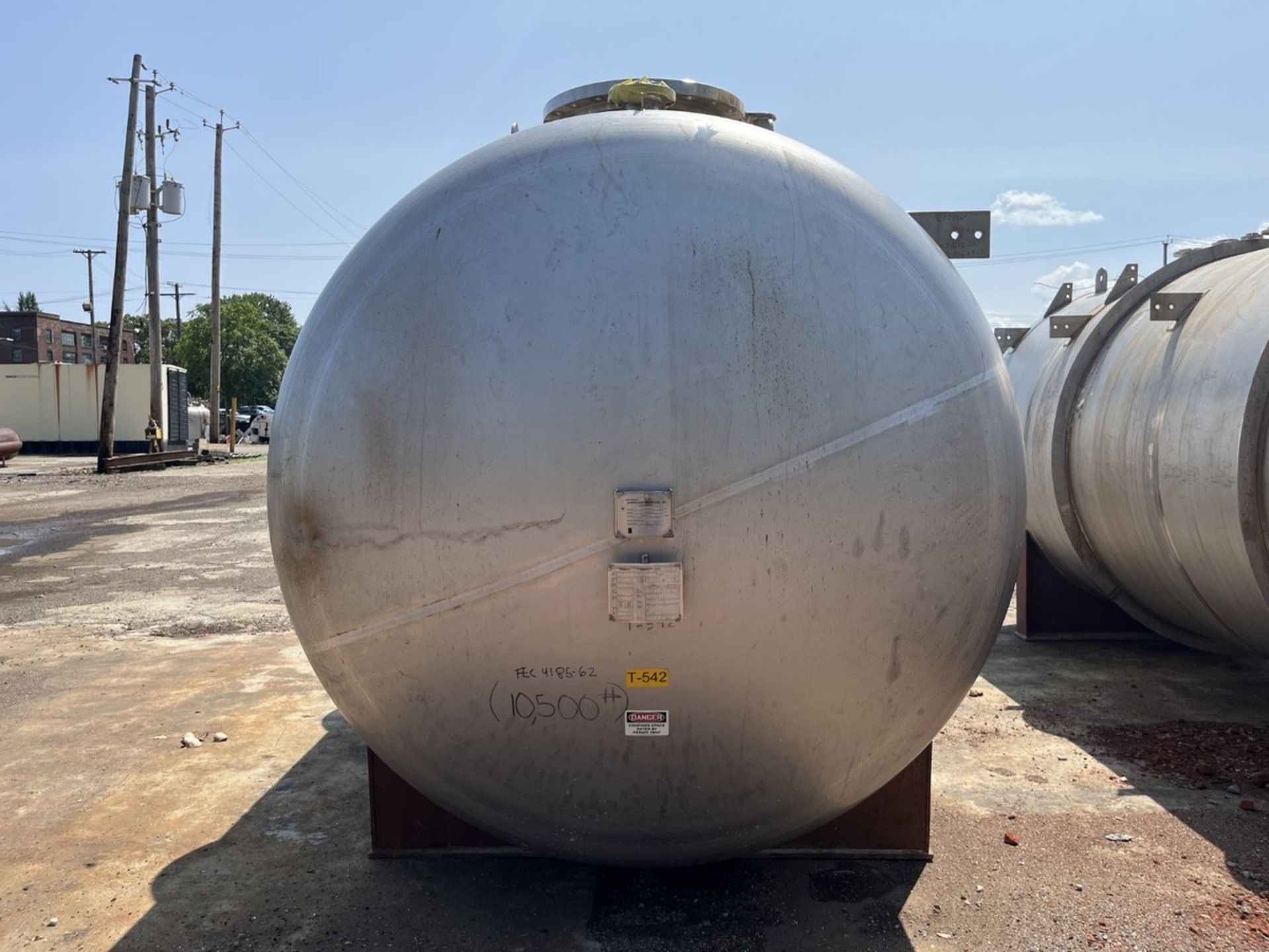 6,500 Gallon Northland Horizontal Receiver Tank, Alloy 2205 Stainless Ste | Rig Fee $1250 - Image 4 of 9