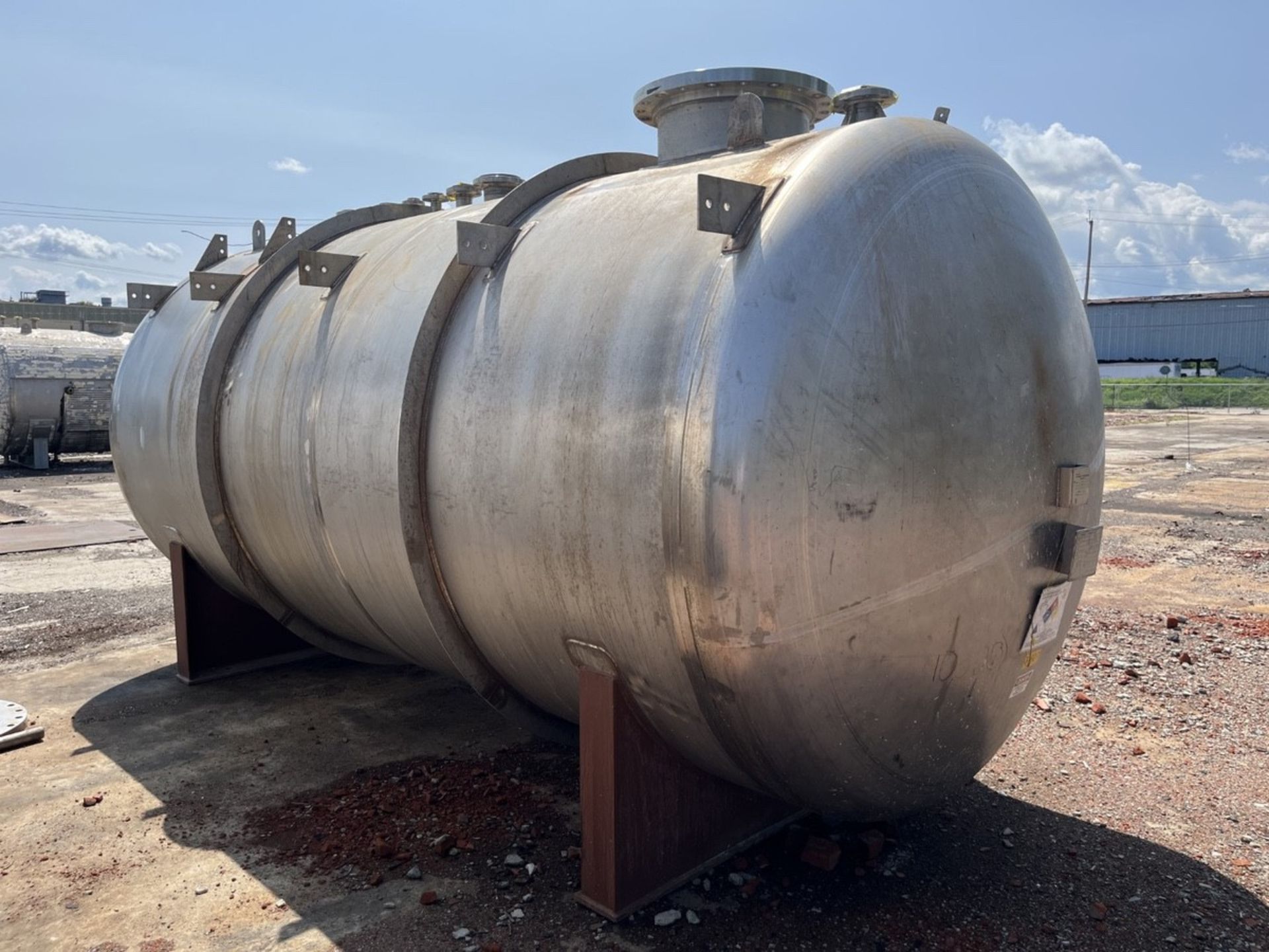 6,500 Gallon Northland Horizontal Receiver Tank, Alloy 2205 Stainless Ste | Rig Fee $1250 - Image 5 of 9