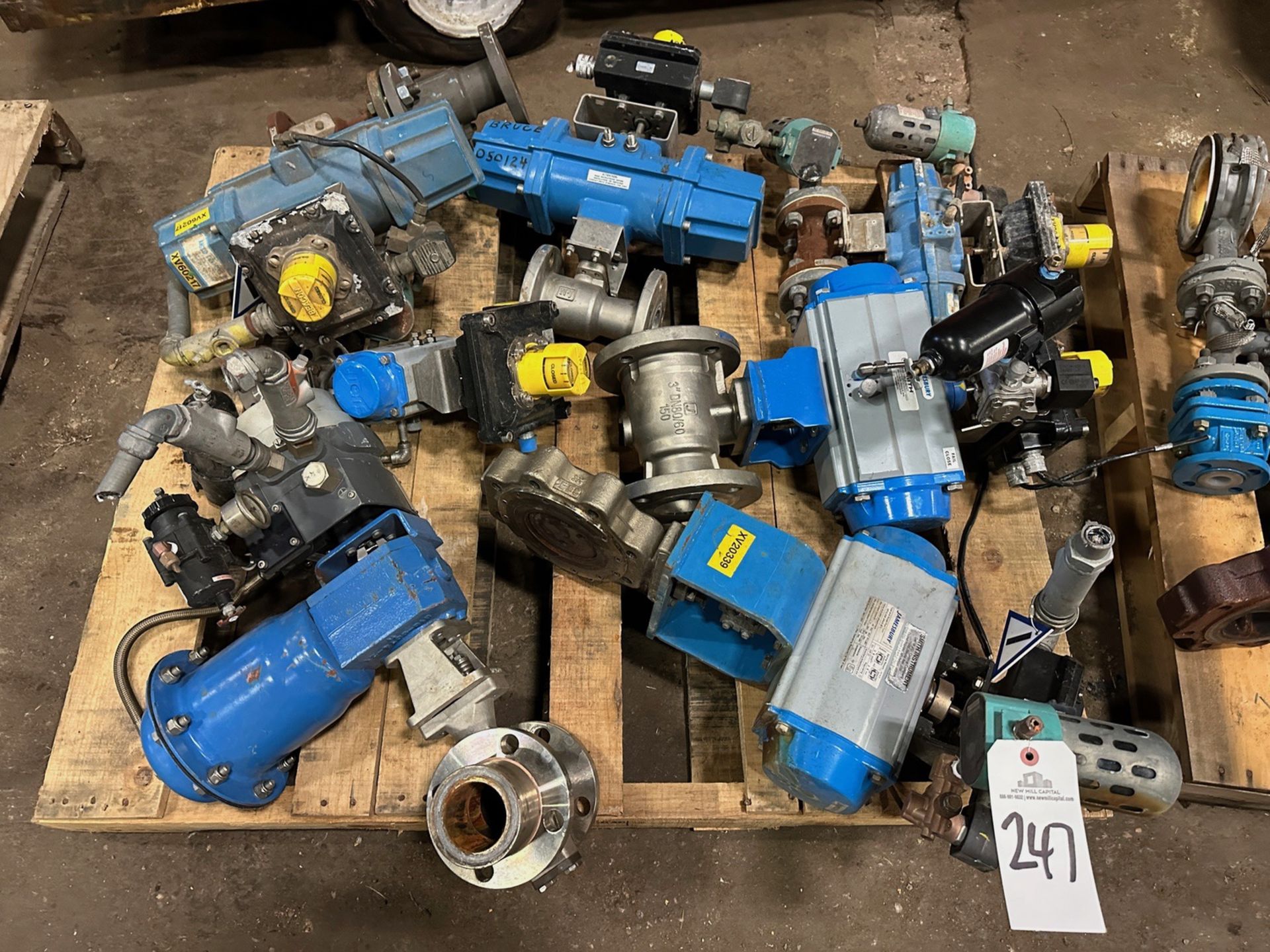 Lot of Pallet of Assorted Smith Instrument / Jamesbury Valve Powr Ball Va | Rig Fee $25