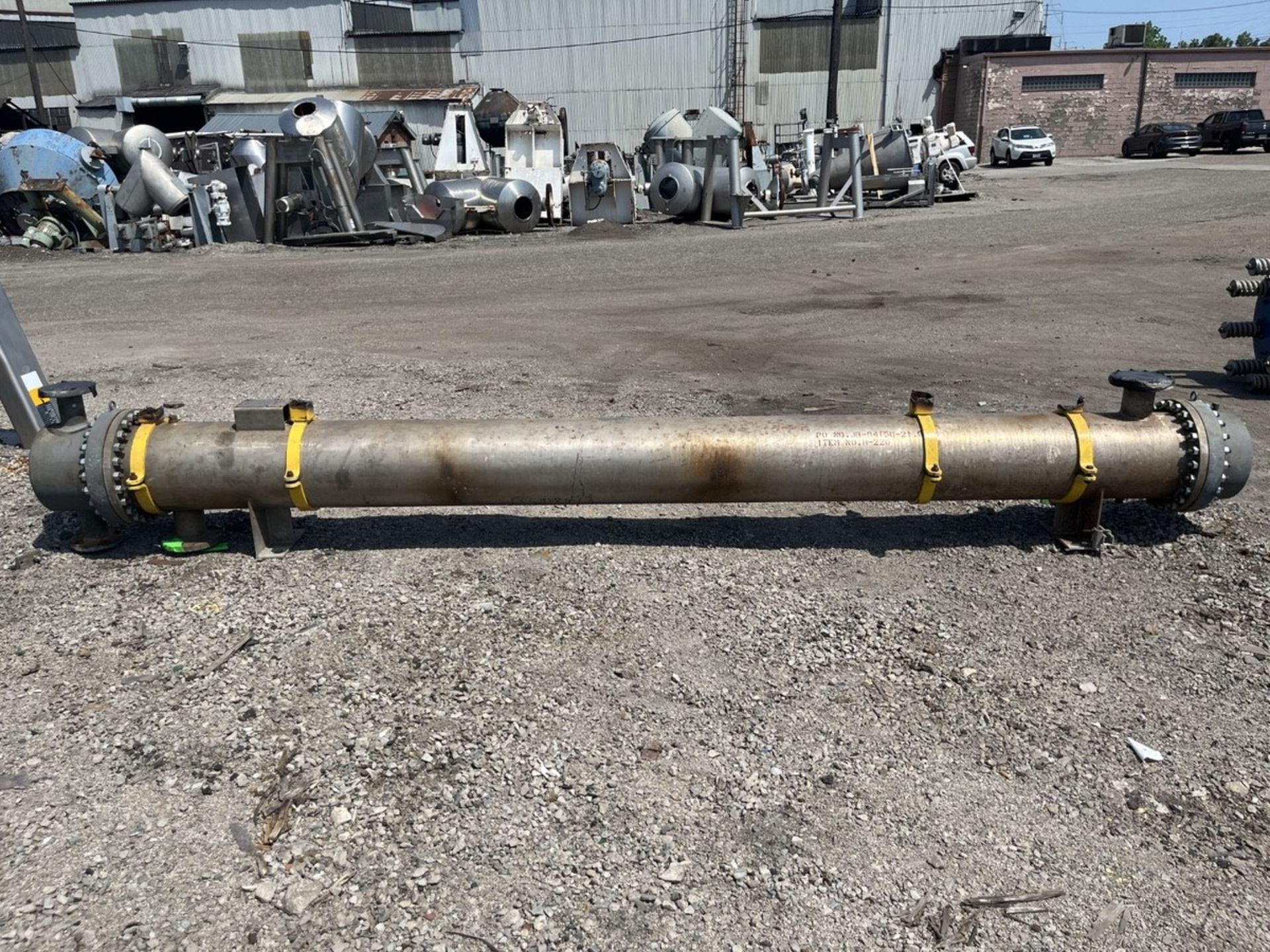 286 Sq Ft Atlas Shell and Tube Heat Exchanger, With (106).75" Diameter X | Rig Fee $500 - Image 4 of 6