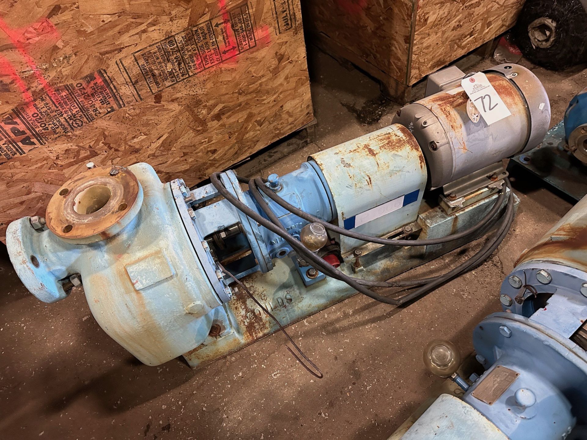 Baldor Reliance 7.5 HP Industrial Motor with Goulds Centrifugal Pump | Rig Fee $25
