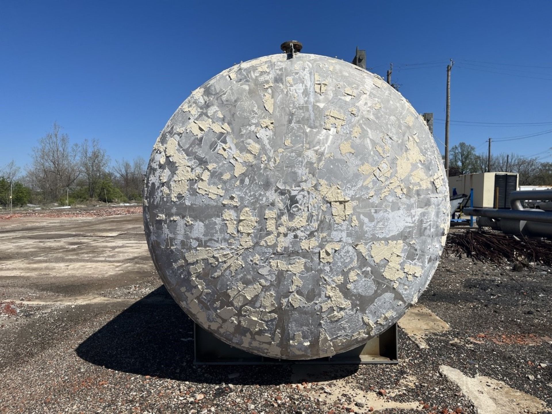 5,000 Gallon Industrial Alloy Horizontal Receiver Tank, 304L Stainless St | Rig Fee $750 - Image 3 of 12