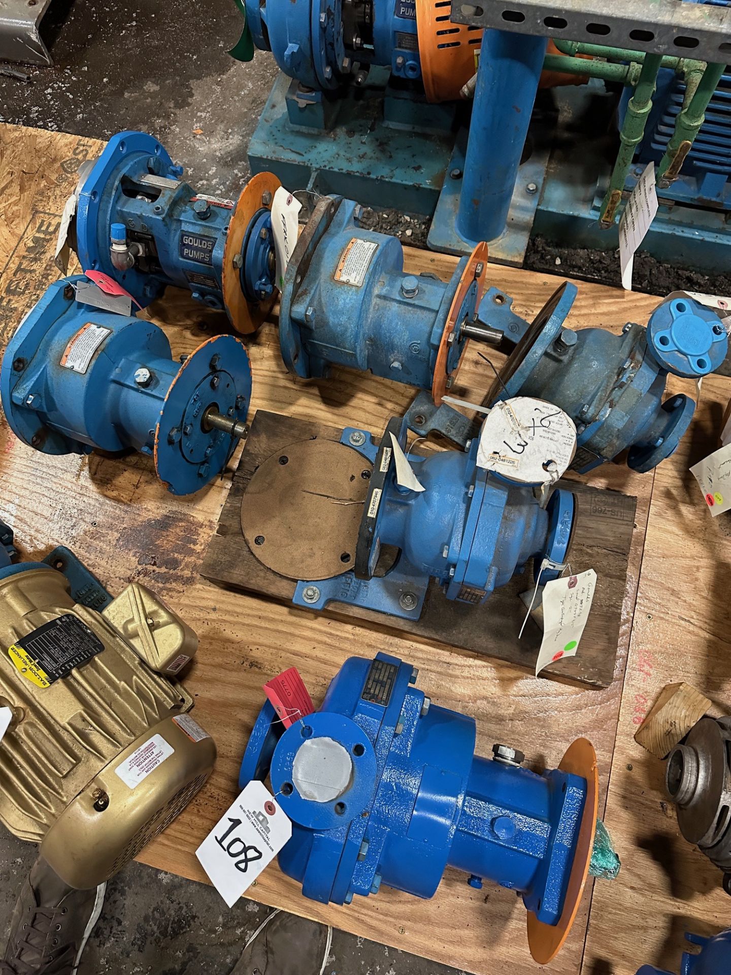 Lot of (6) Various Goulds Pumps | Rig Fee $25