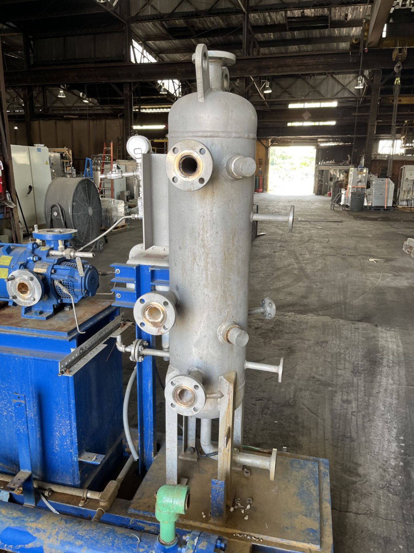 10 Hp Nash Vacuum System, Model Xl35/5, With Receiver and Heat Exchanger | Rig Fee $500 - Image 6 of 15