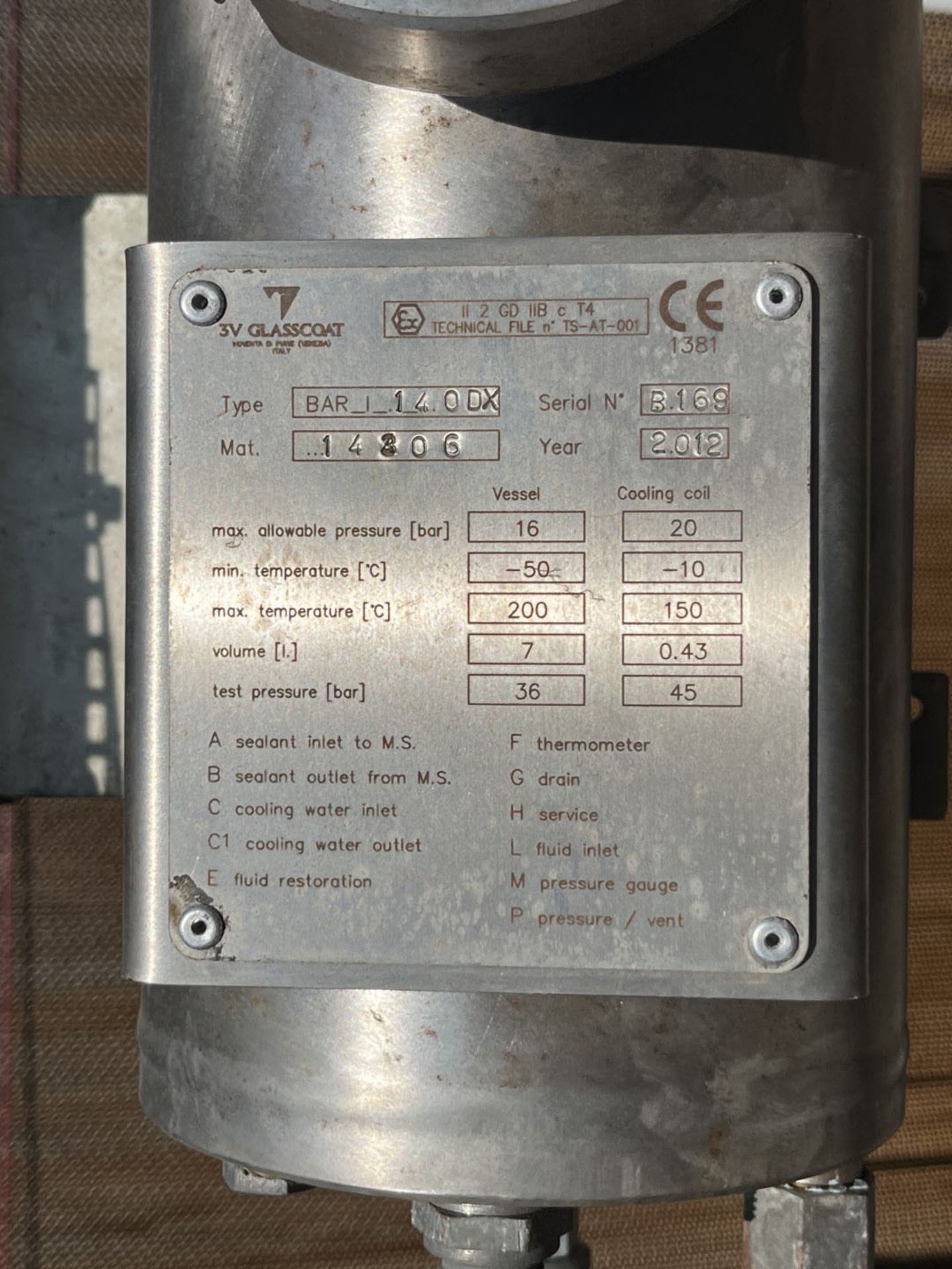 5,000 Gallon 3V Tech Glassed Lined Reactor, Rated 90 PSI and Full Vacuum | Rig Fee $2000 - Image 19 of 30