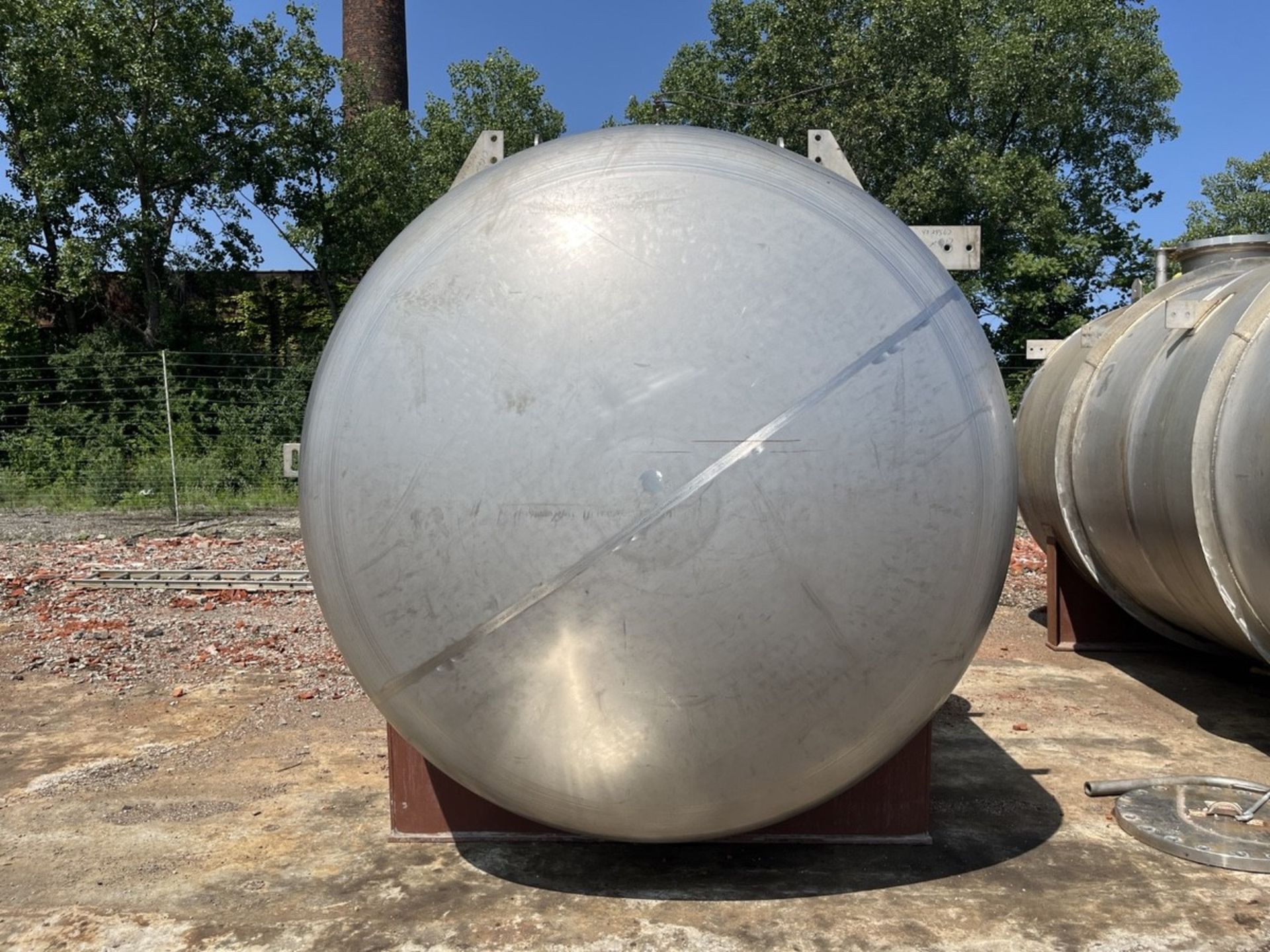 6,500 Gallon Northland Horizontal Receiver Tank, Alloy 2205 Stainless Ste | Rig Fee $1250 - Image 6 of 9