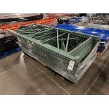 Interlake Teardrop Pallet Racking Uprights - Approx. 42" Deep and 8' Height | Rig Fee $75