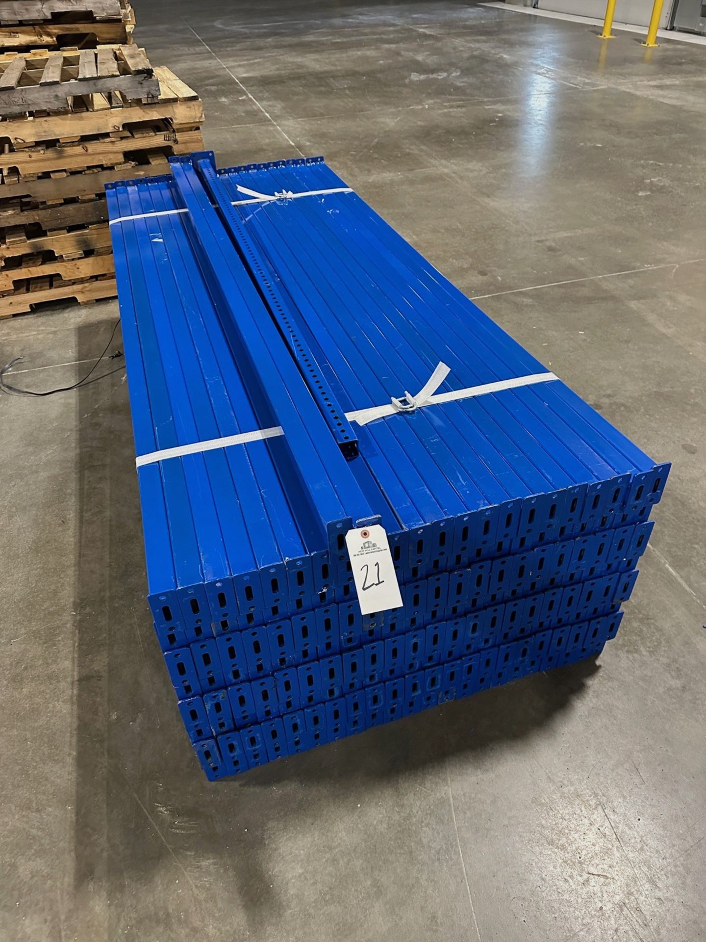 Lot of Approx. (175) 1.75" Square Tube Load Beams with 8' Length | Rig Fee $50