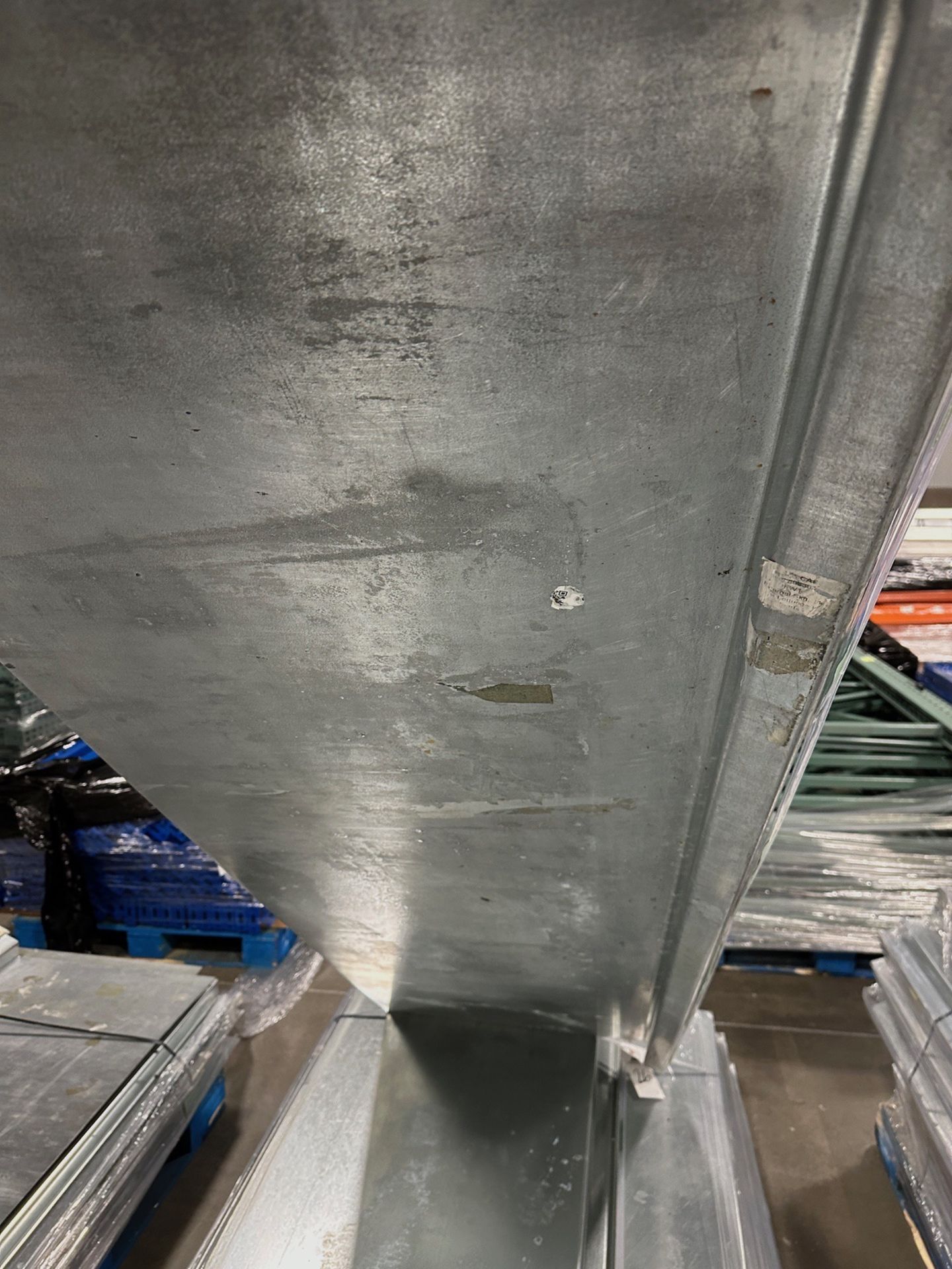 Lot of Approx. (30) Metal Shelves - 25" Deep x 95" Wide | Rig Fee $50 - Image 4 of 4